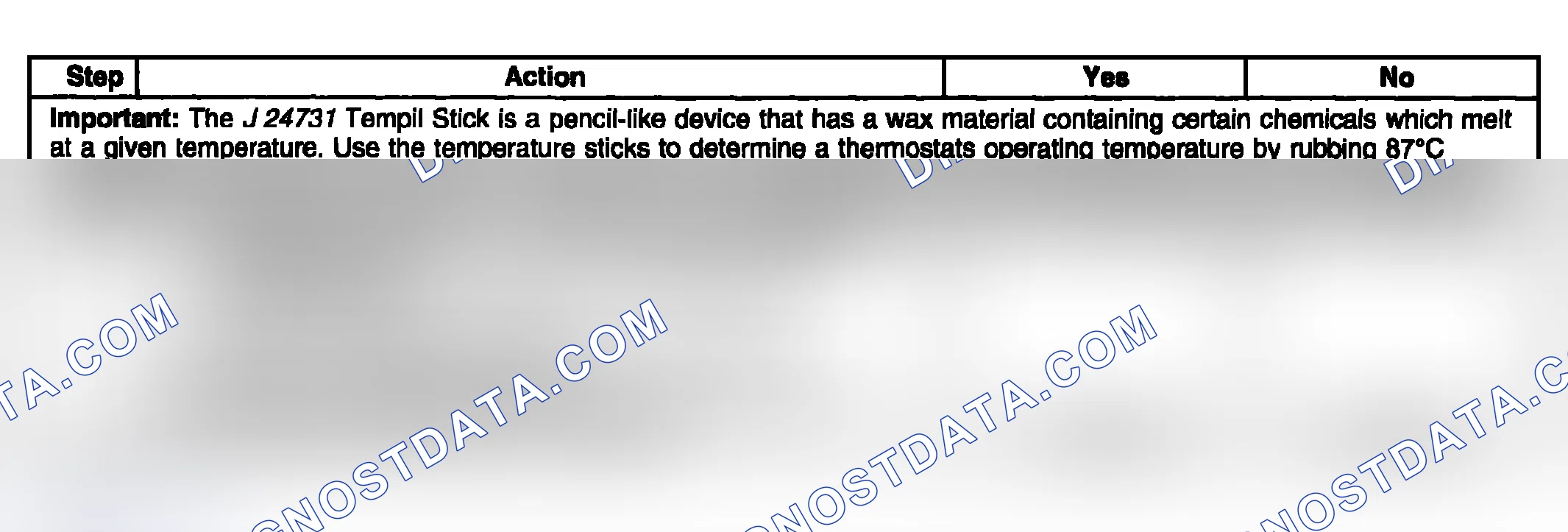 Scheme 26: Thermostat Diagnosis (Slow to Heat)