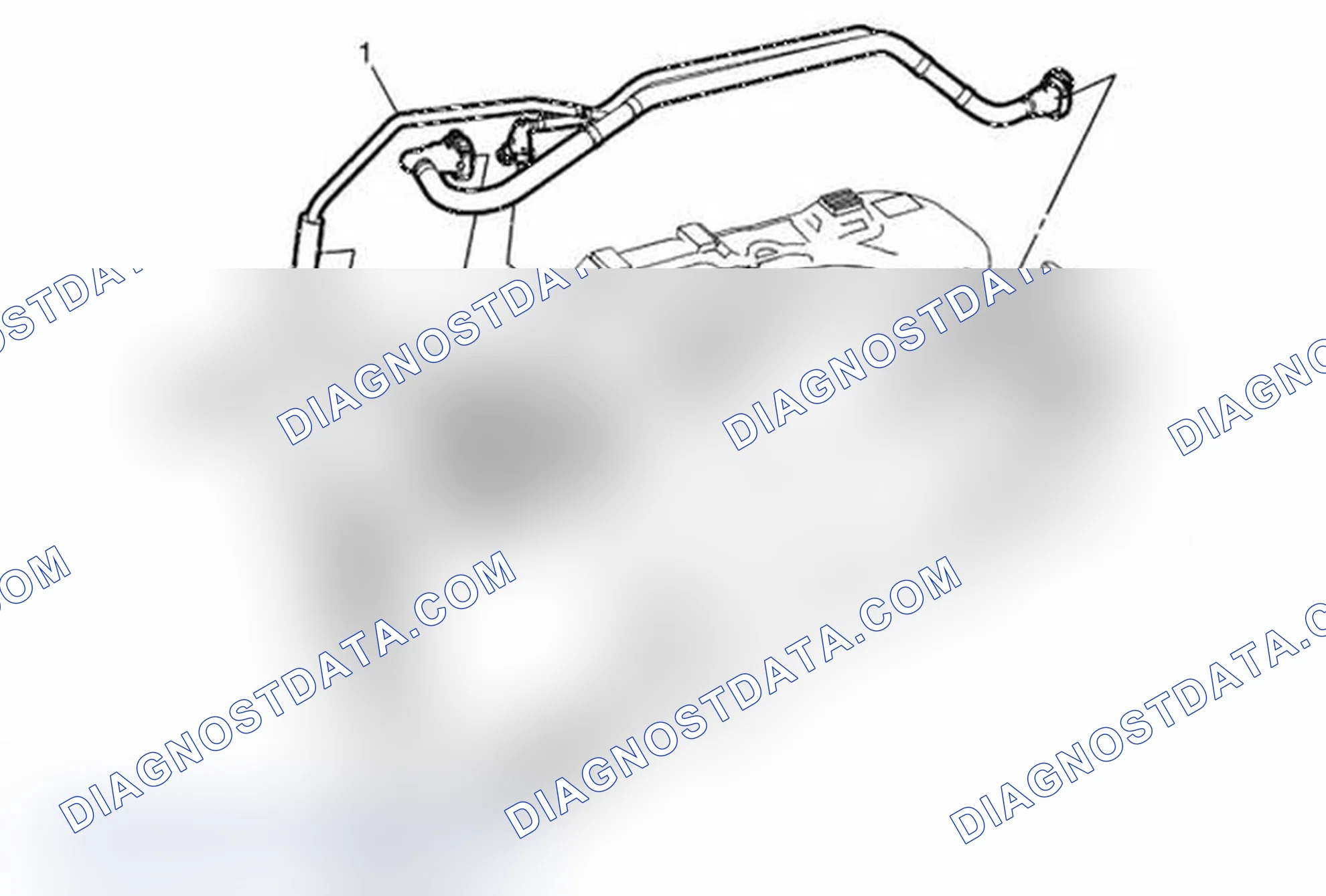 Scheme 24: Evaporative Emission System Hose/Pipe Replacement (Fuel Pump Module to Canister FWD)