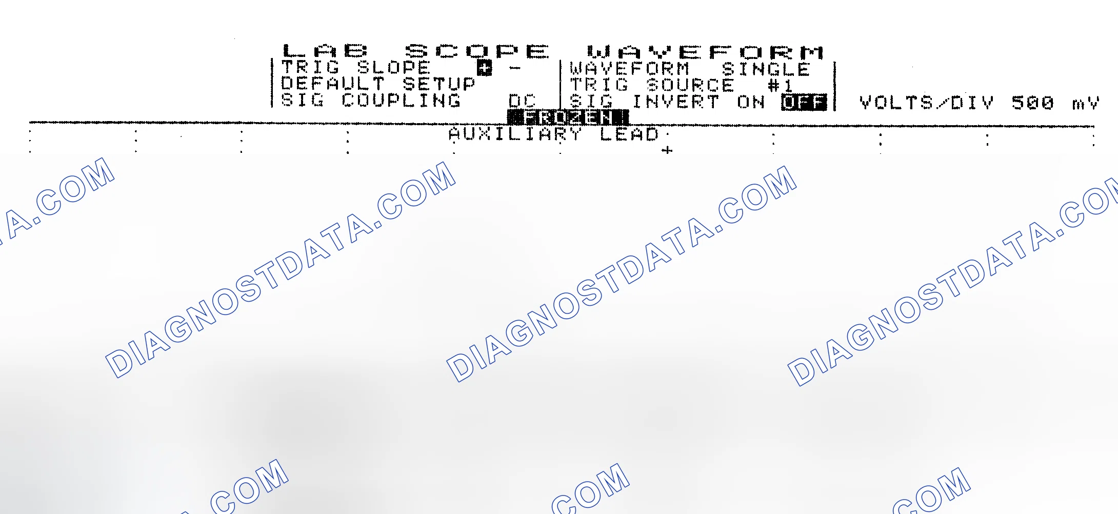 Scheme 10: Single Injector w/Excessive Current Flow - Current Pattern