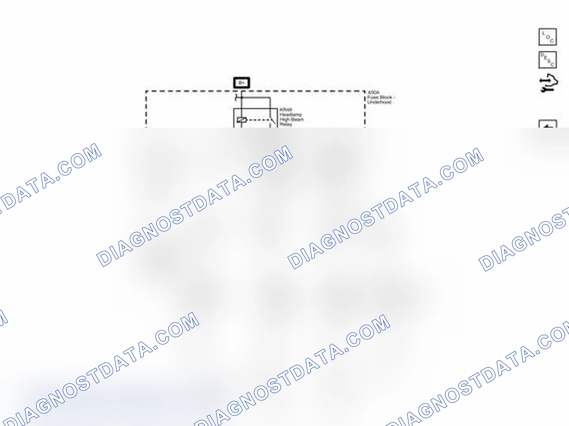 Scheme 3: High Beams Wiring Schematics