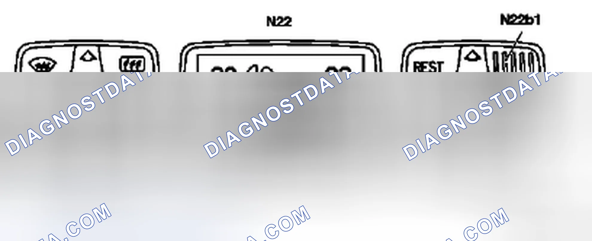 Scheme 55: Identifying Automatic A/C Pushbutton Control Module And In-Car Temperature Sensor