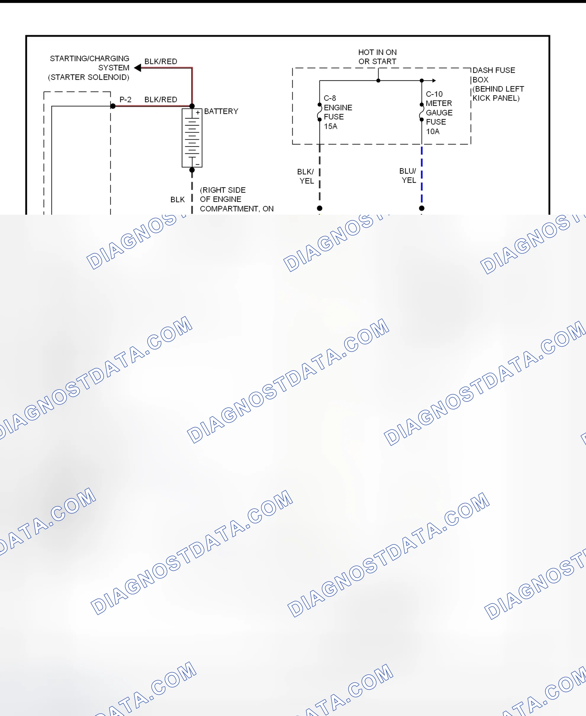 Scheme 3: Charging System Schematic (Trooper)