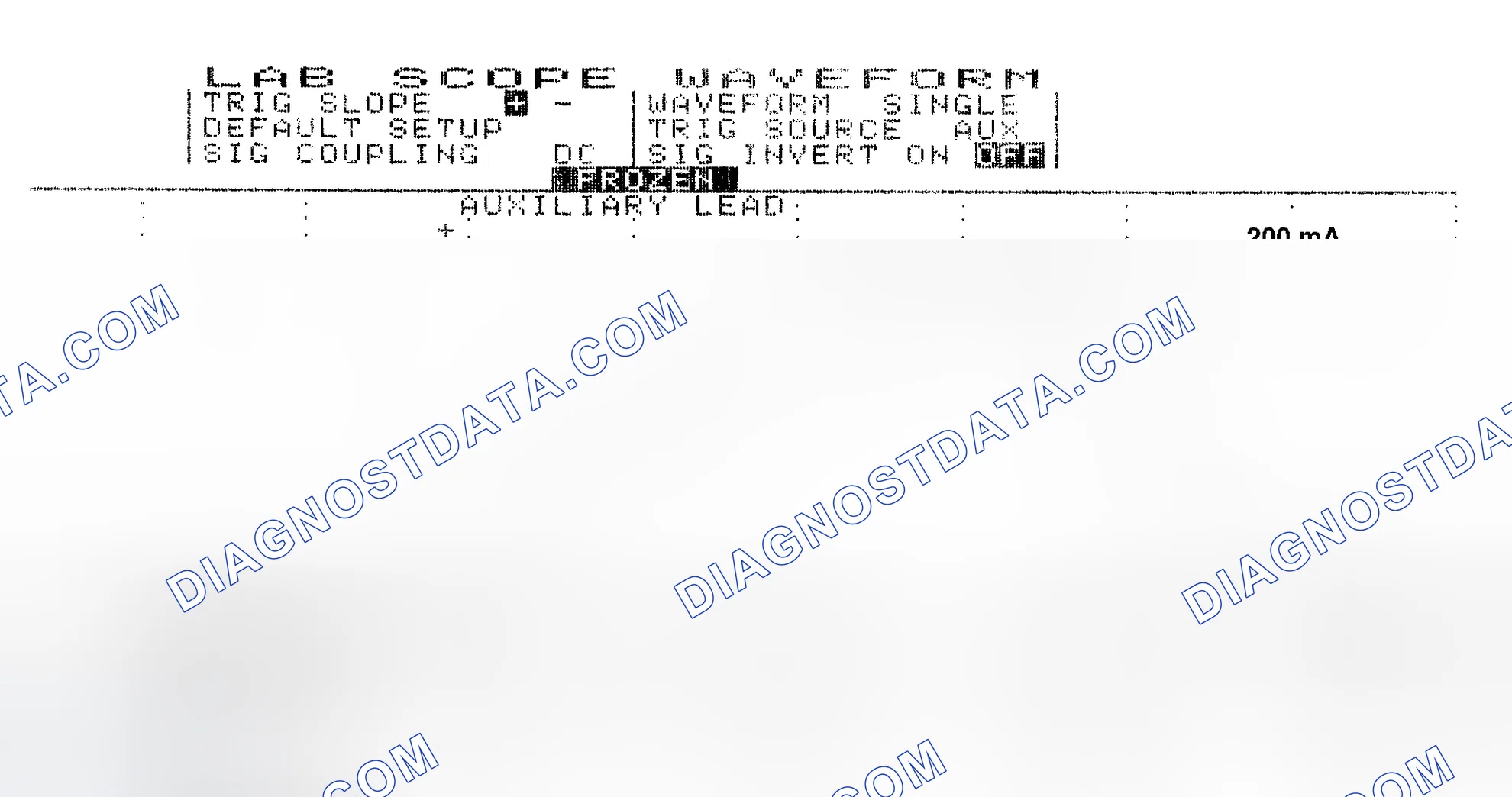Scheme 13: Single Injector w/Normal Current Flow - Current Pattern