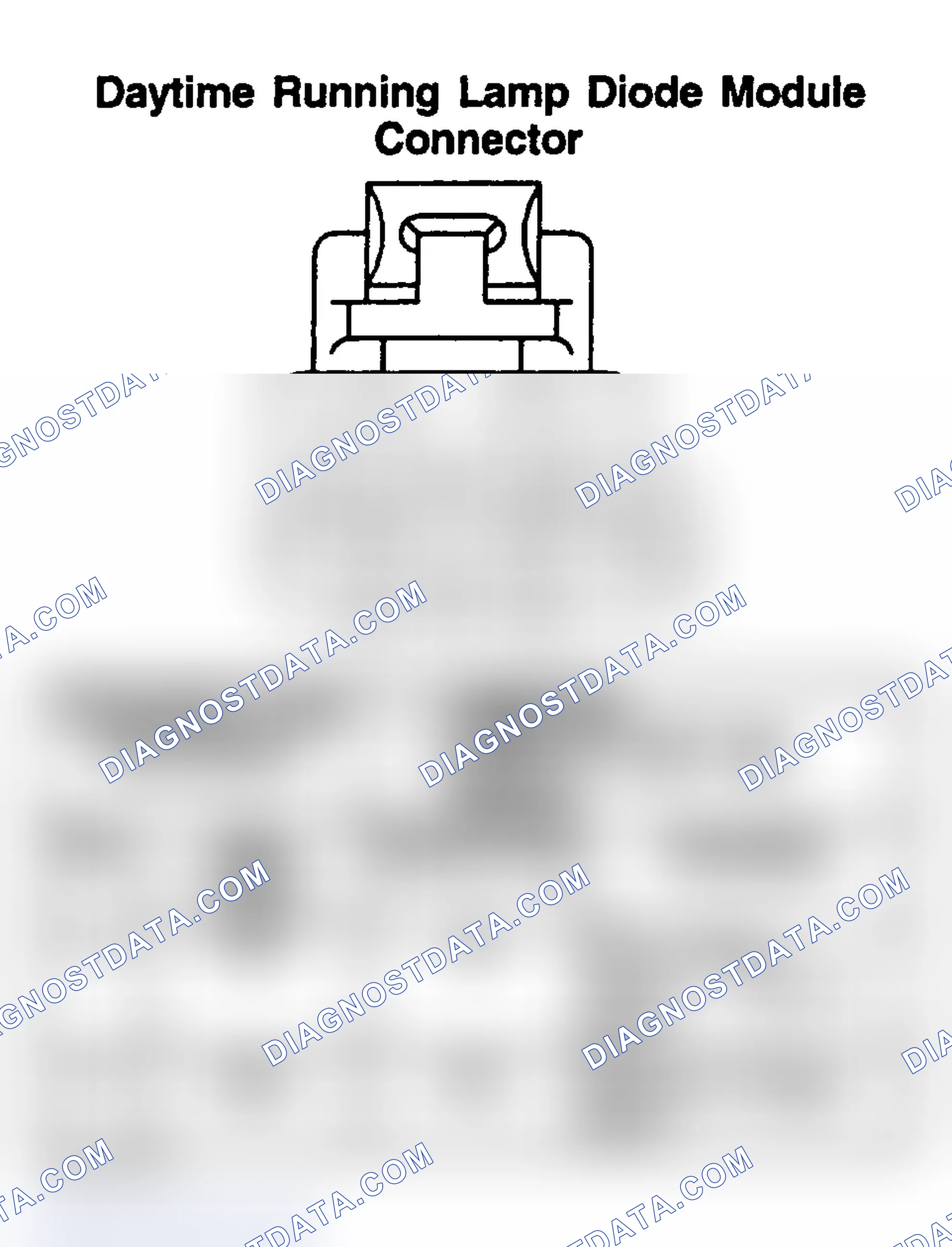 Scheme 137: DAYTIME RUNNING LAMP DIODE MODULE