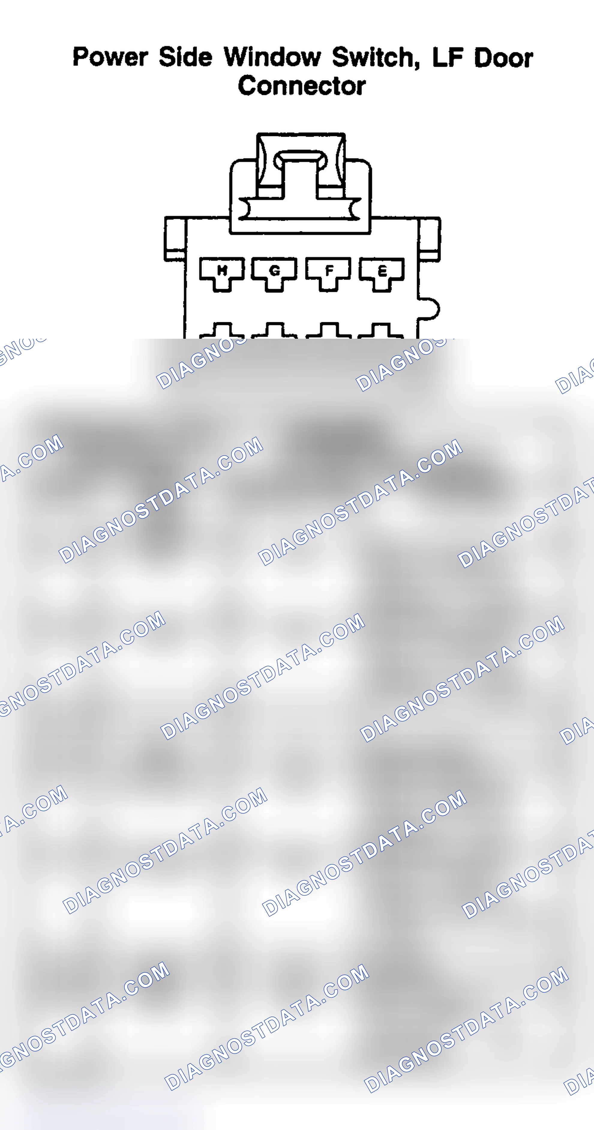 Scheme 226: POWER SIDE WINDOW SWITCH (LF DOOR)