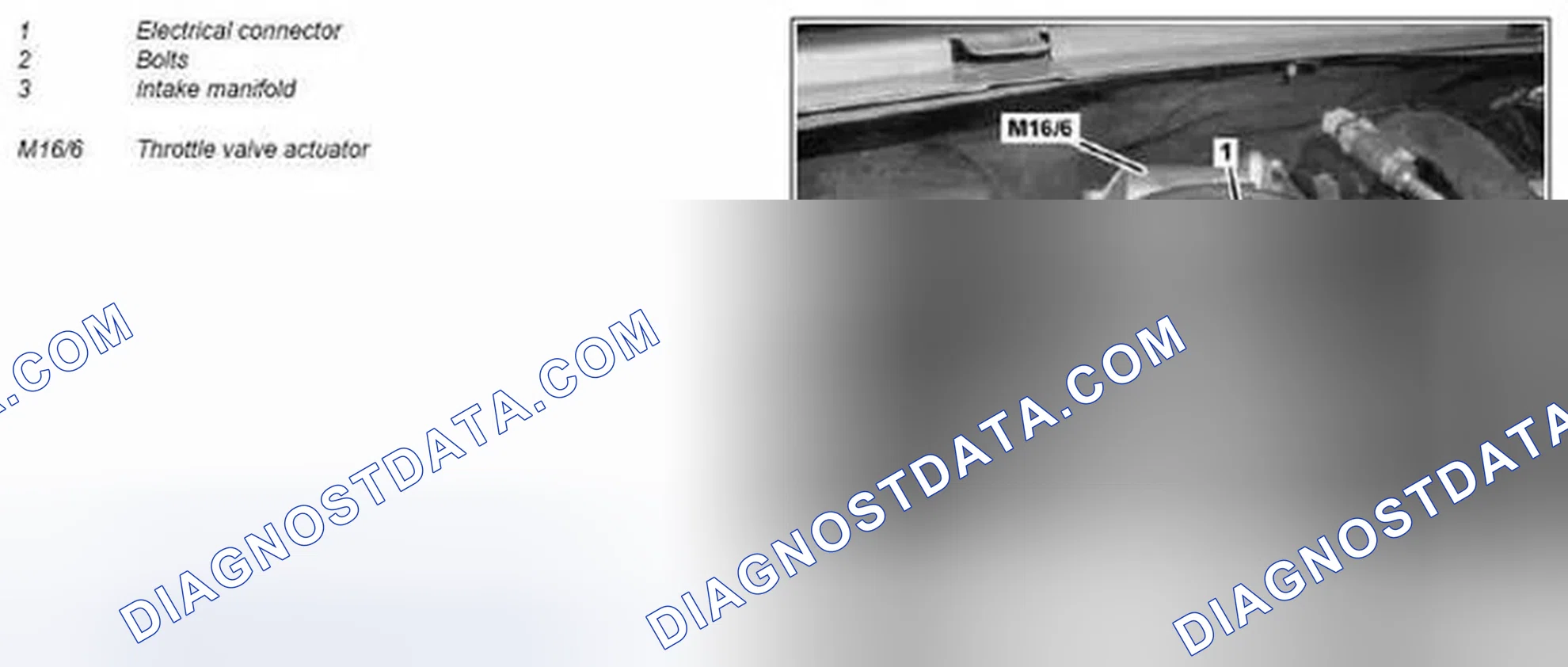 Scheme 28: Remove/install throttle valve actuator - AR07.61-P-1401MCU
