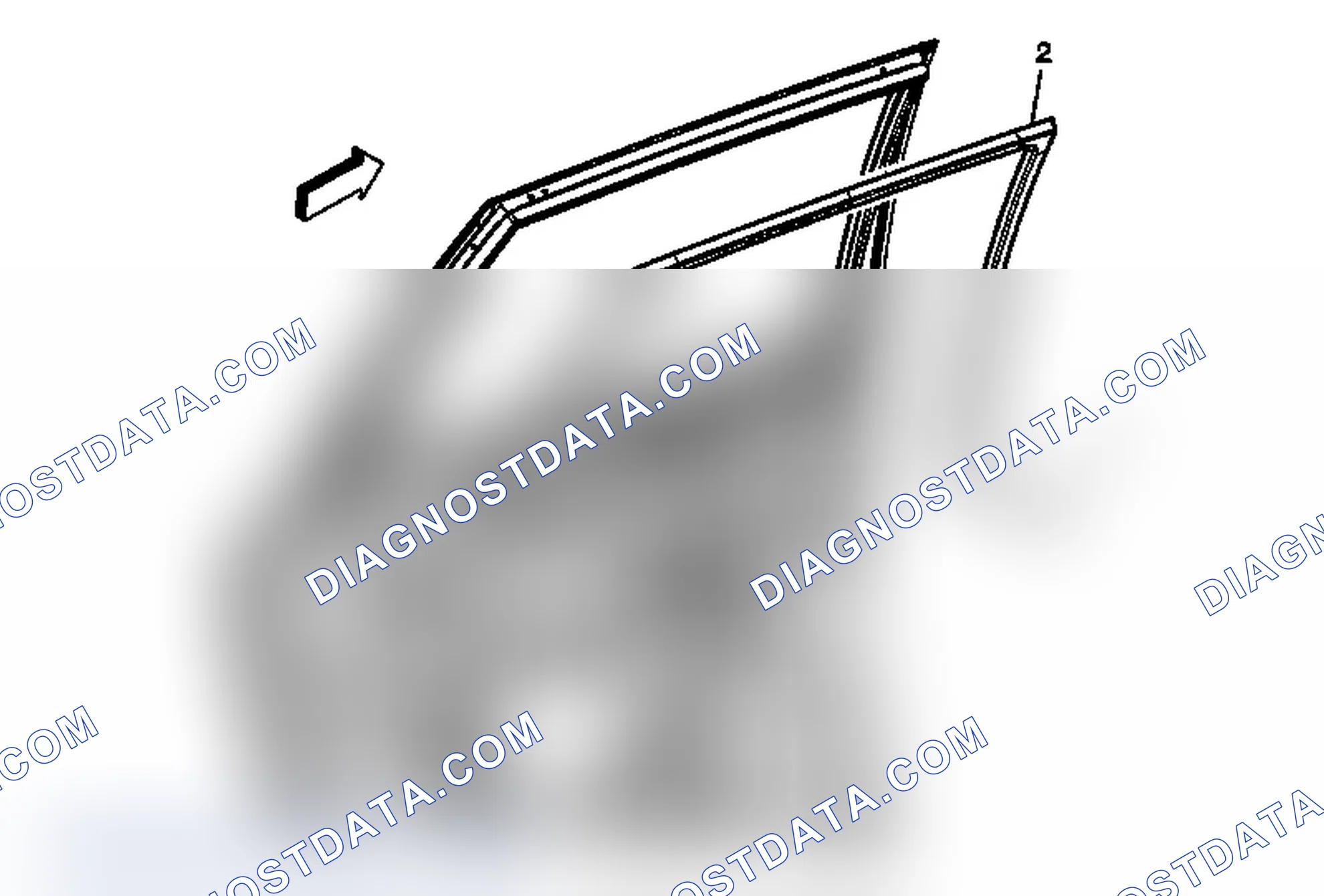Scheme 71: Rear Side Door Upper Garnish Molding Replacement (Enclave)