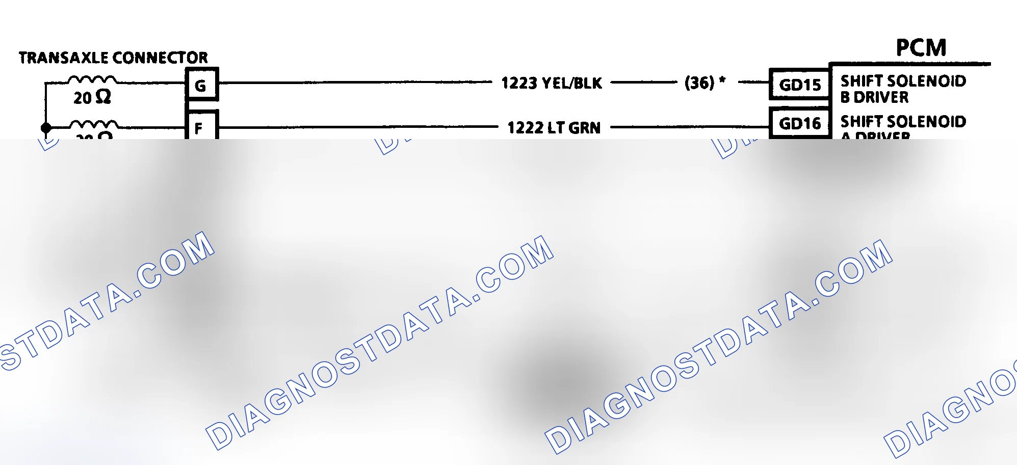 Scheme 242: CHART C-8A, TORQUE CONVERTER CLUTCH FUNCTIONAL CHECK - 1992 3.8L PFI (VIN L & 1)
