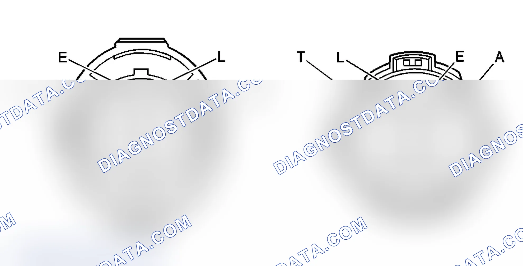 Scheme 10: Engine Controls Connector End Views