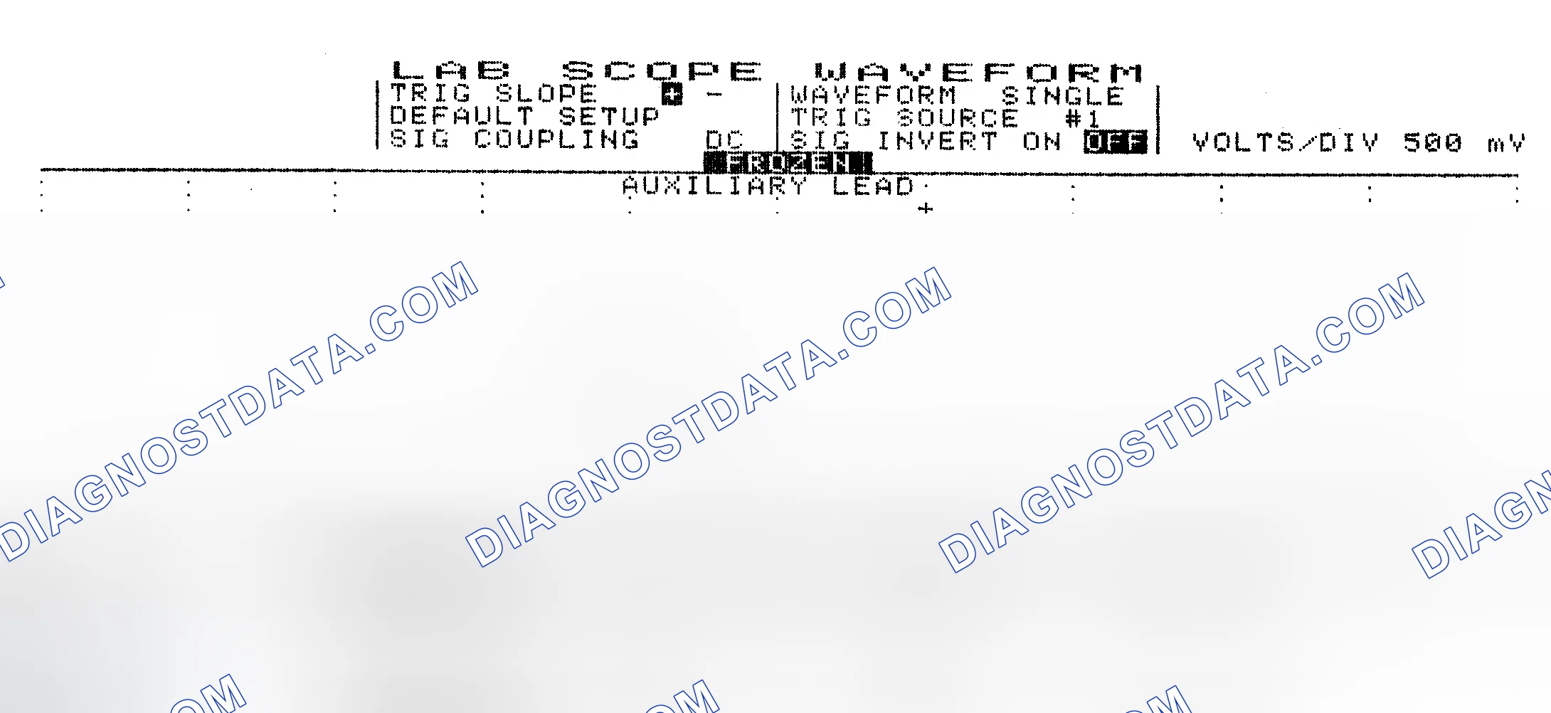 Scheme 10: Single Injector w/Excessive Current Flow - Current Pattern