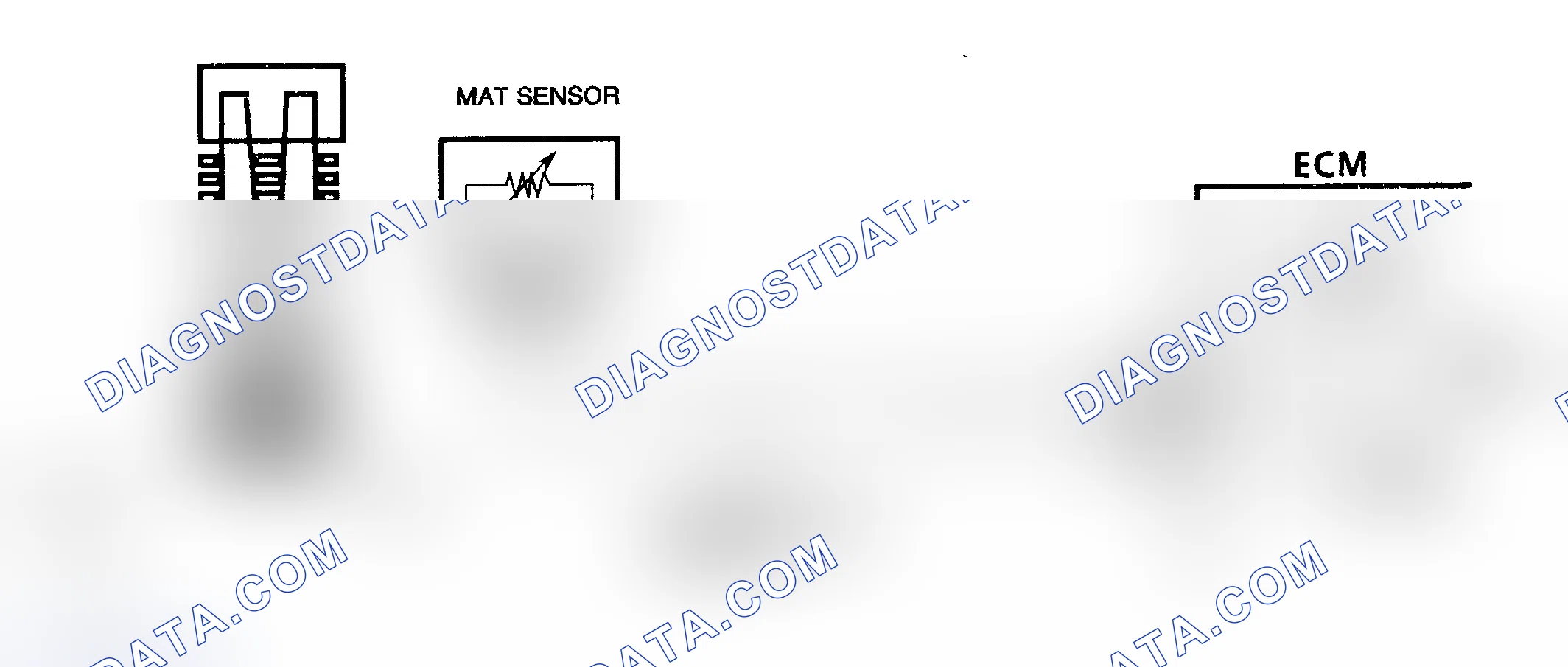 Scheme 12: Code 23 Schematic (2.5L & 4.3L Turbo) MAT Sensor Temperature Low