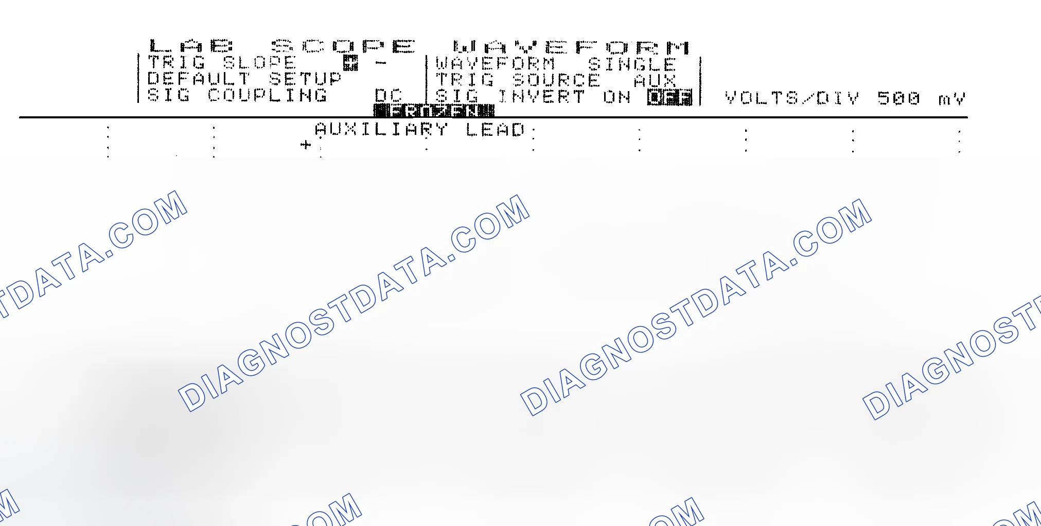 Scheme 14: Single Injector w/Excessive Current Flow - Current Pattern