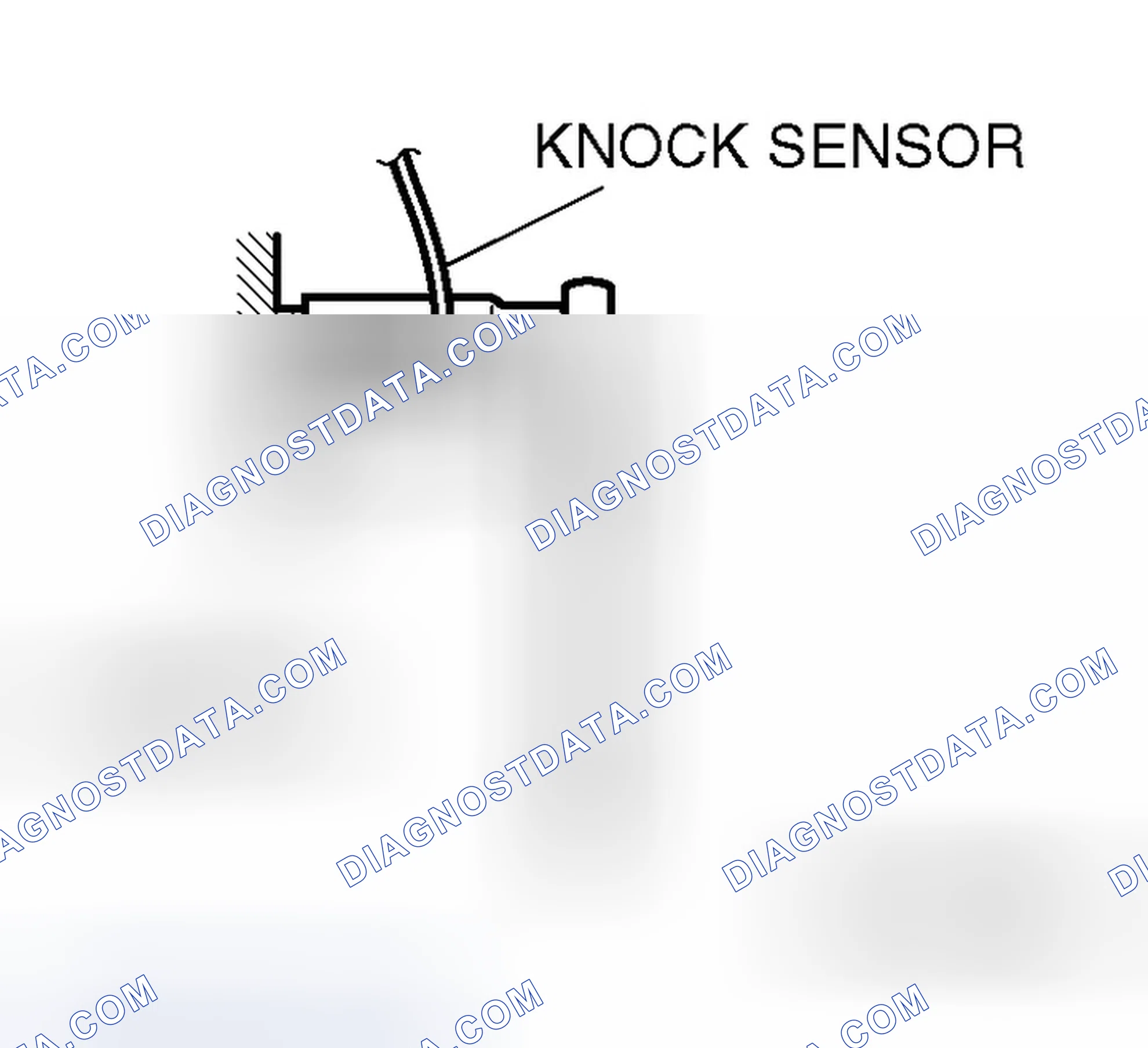 Scheme 4: >> A << KNOCK SENSOR INSTALLATION