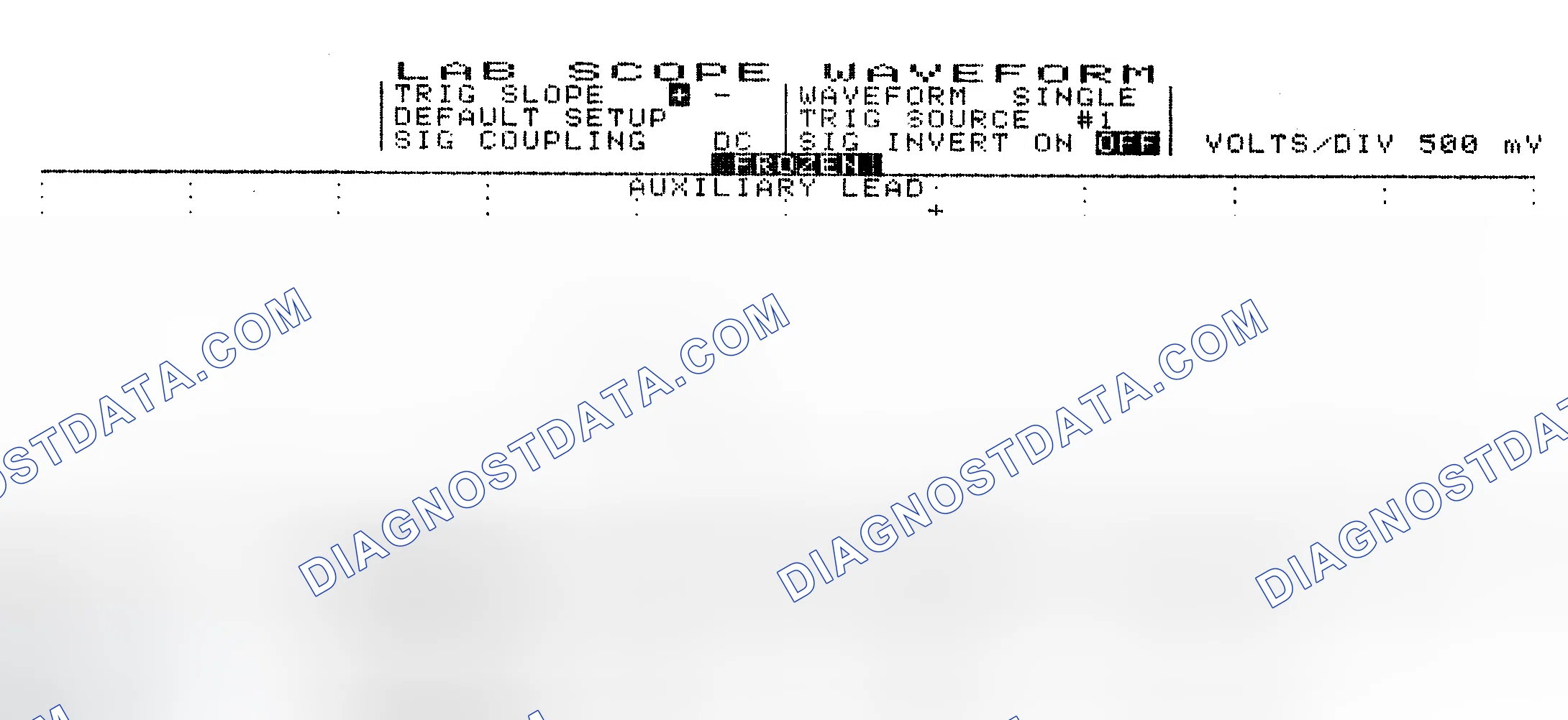 Scheme 10: Single Injector w/Excessive Current Flow - Current Pattern