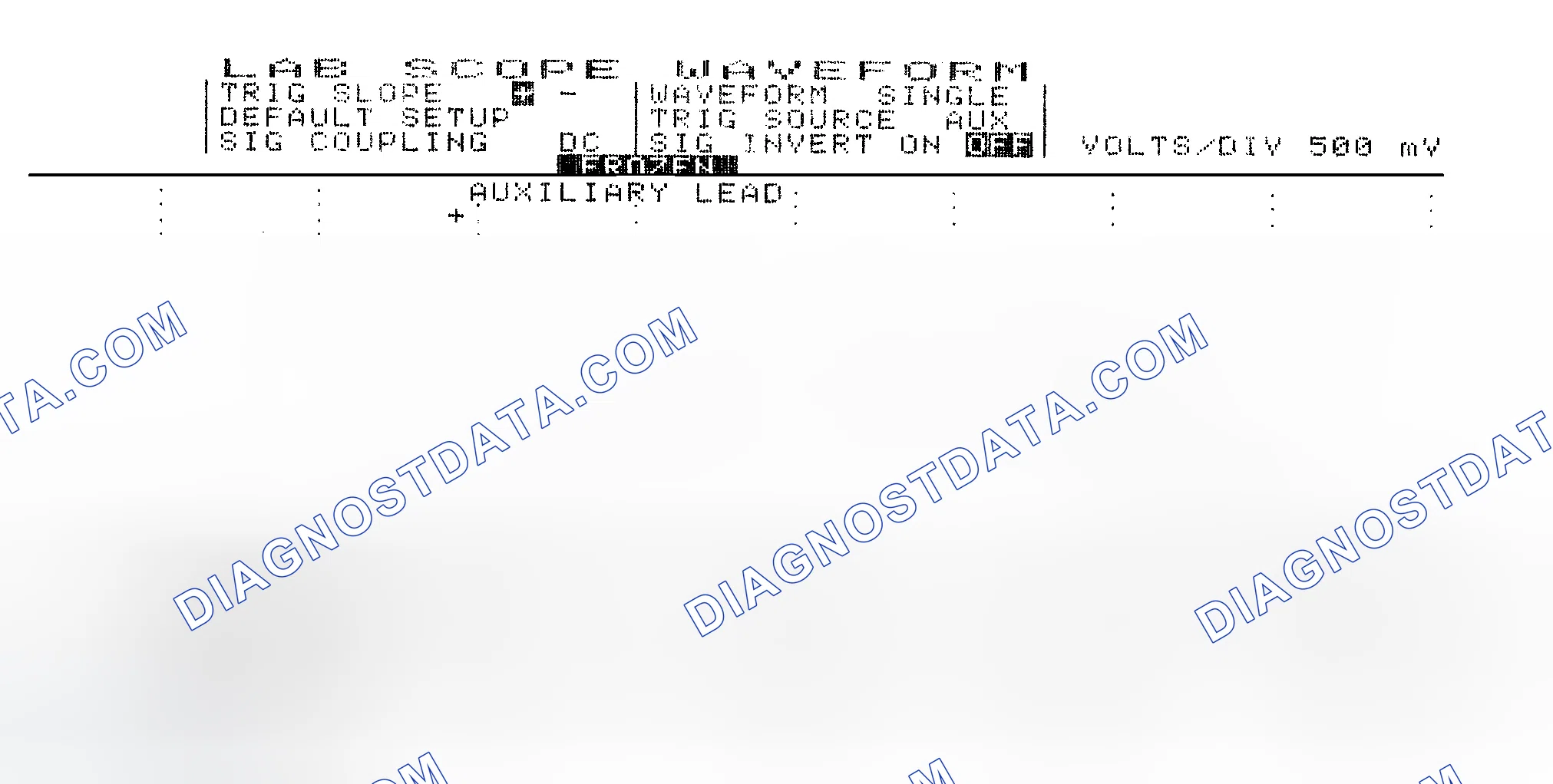 Scheme 14: Single Injector w/Excessive Current Flow - Current Pattern