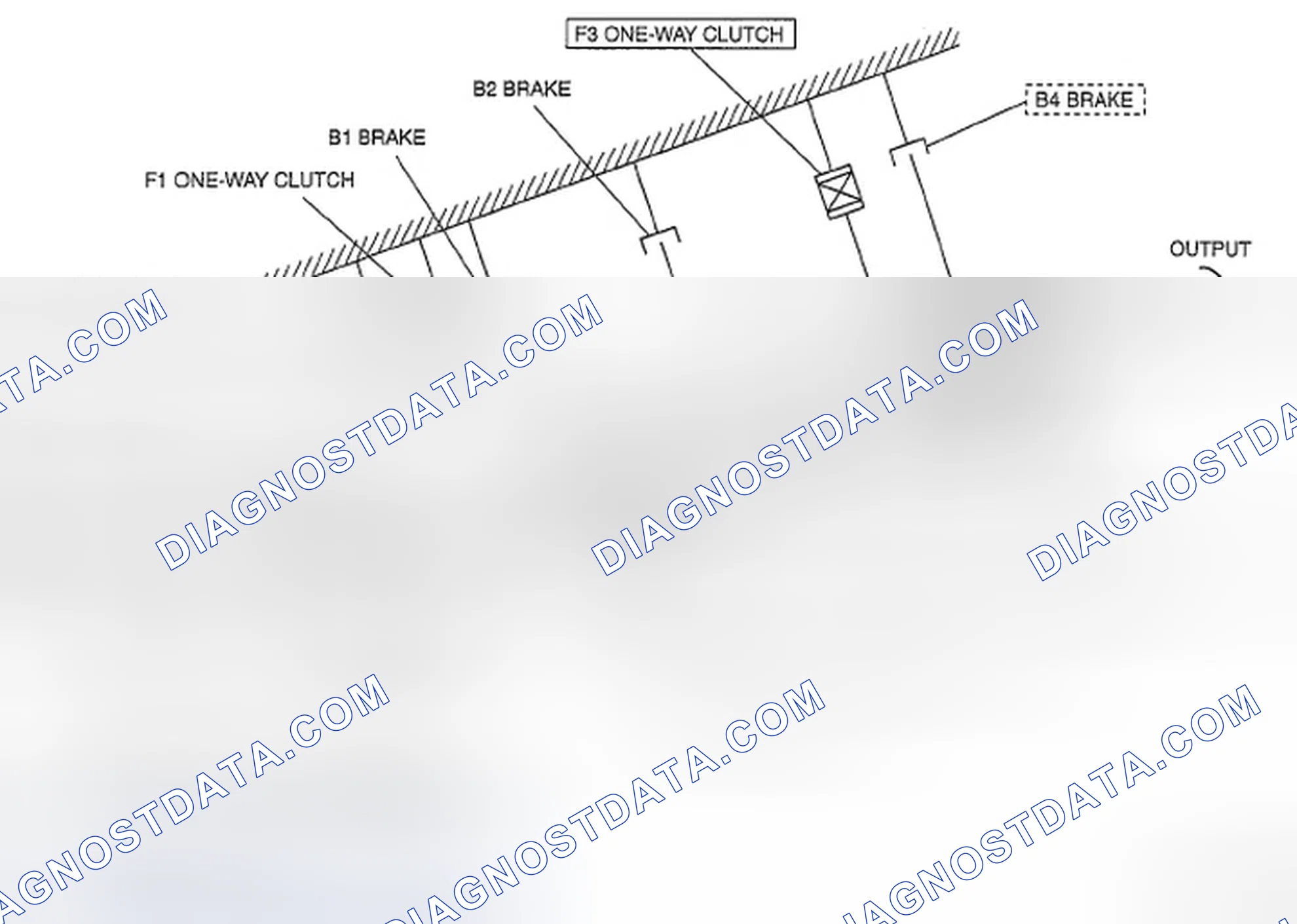 Scheme 221: Automatic Transmission Powerflow Structure (1GR) (1 Of 2)