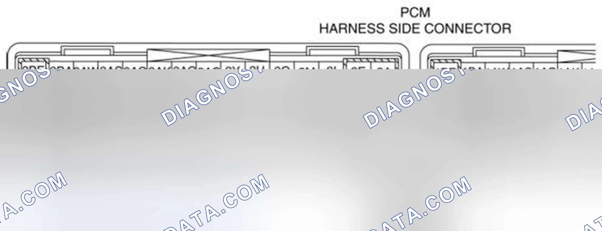 Scheme 43: PCM Harness Connector Terminal Identification