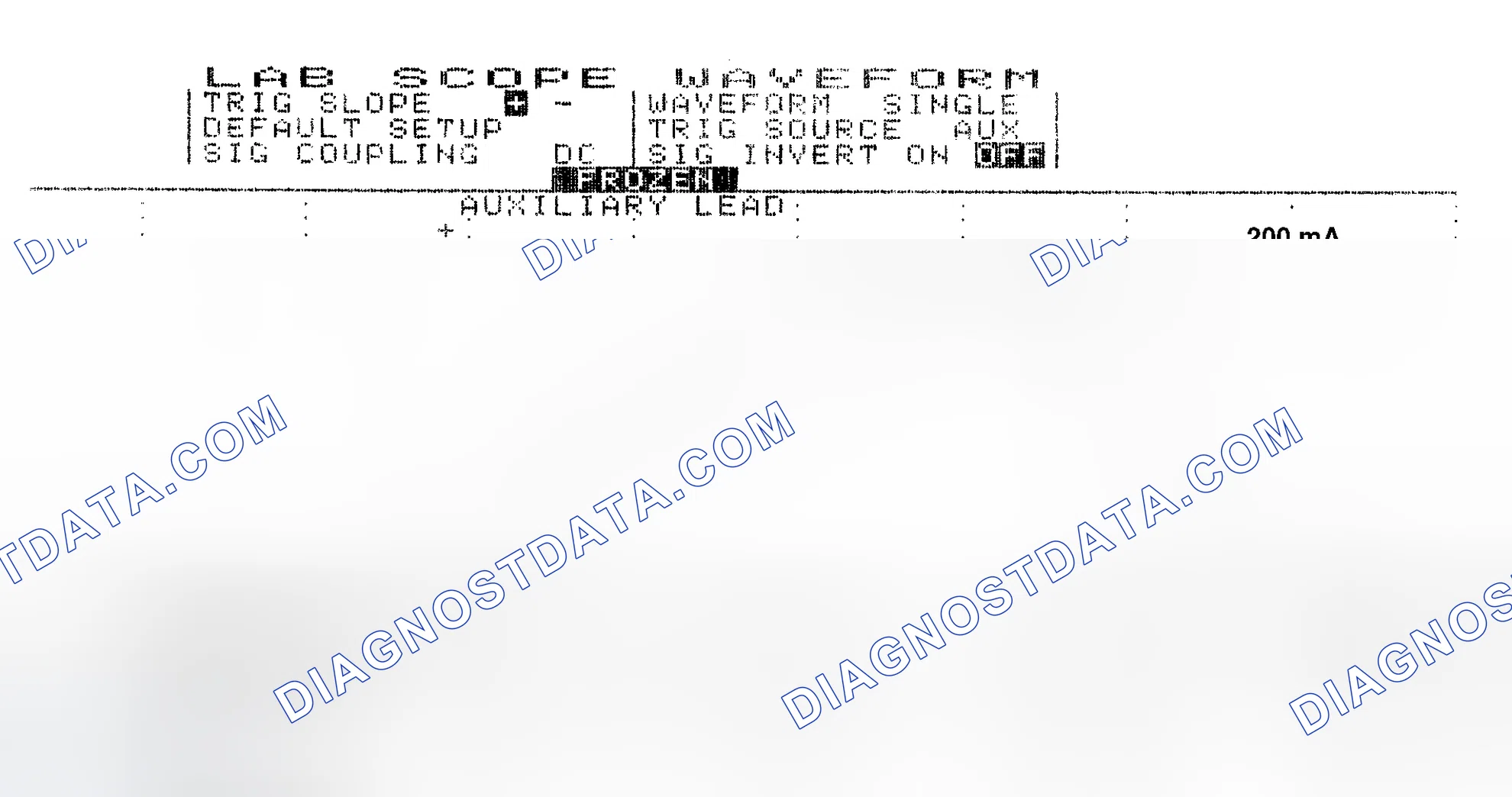 Scheme 13: Single Injector w/Normal Current Flow - Current Pattern