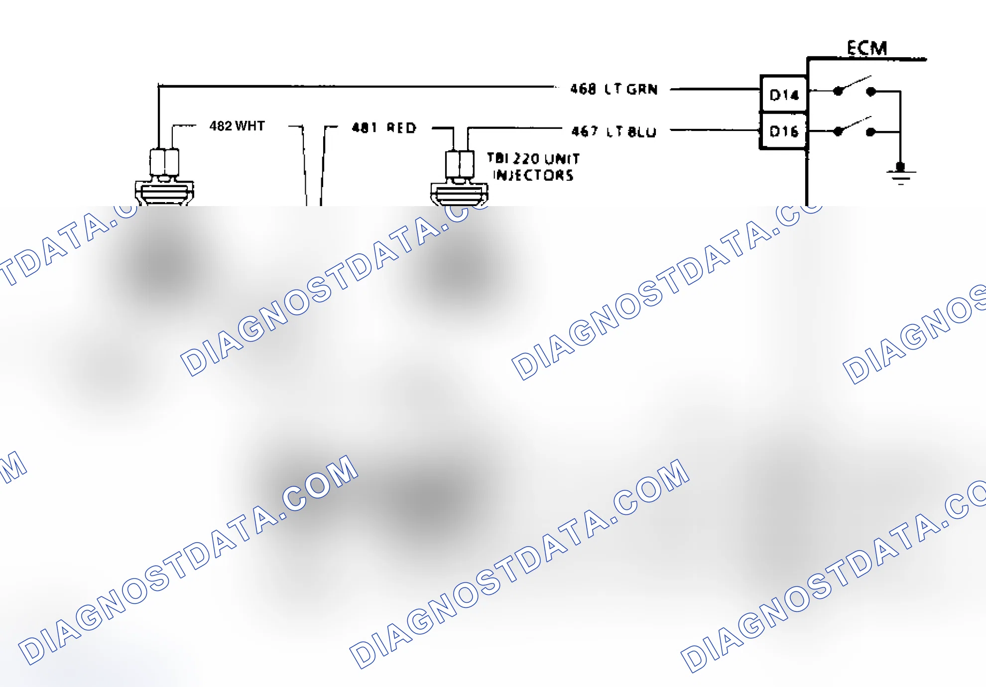 Scheme 143: Fuel System (4.3L CPI)