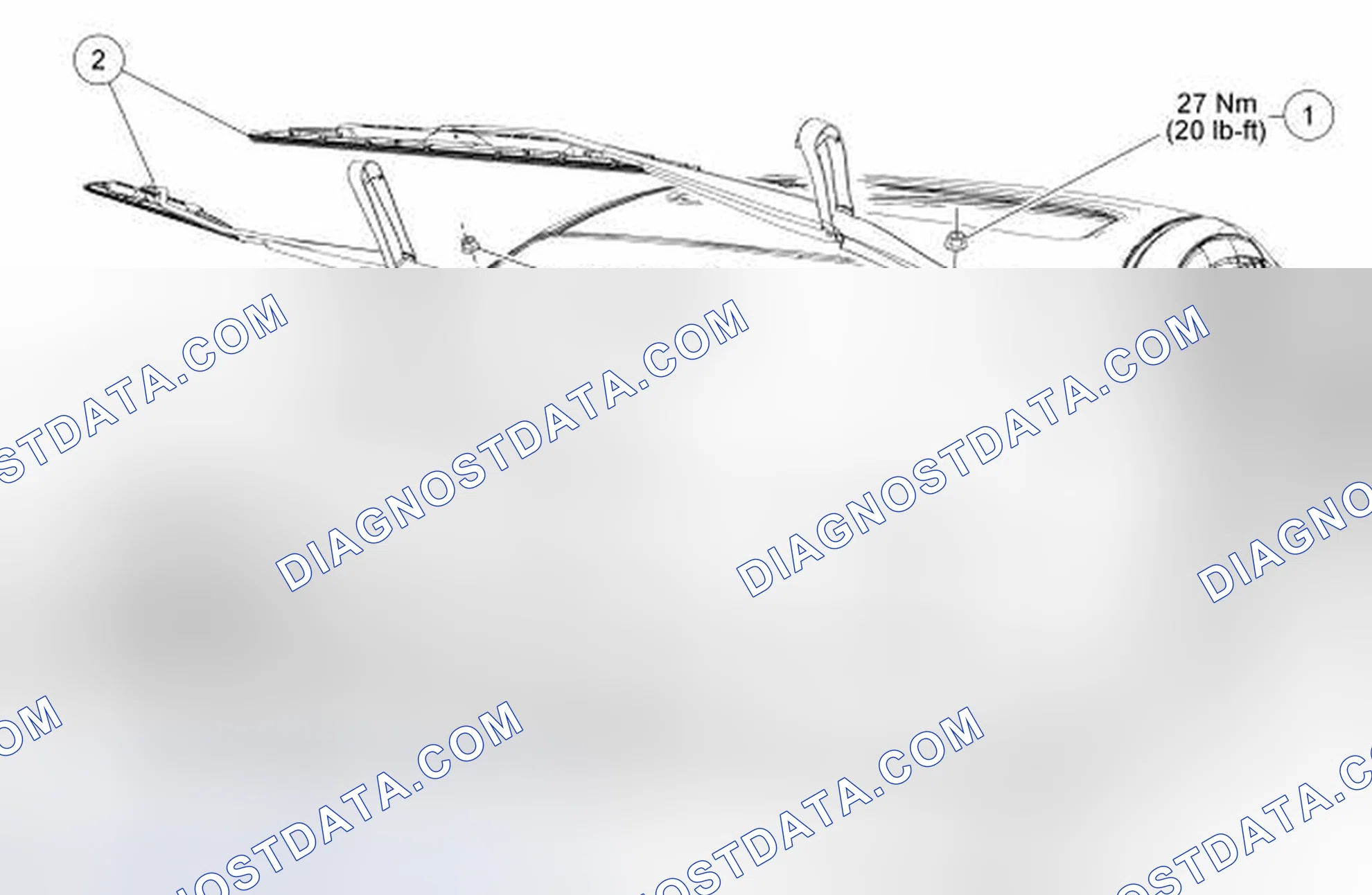 Scheme 15: Wiper and Washer System - Exploded View
