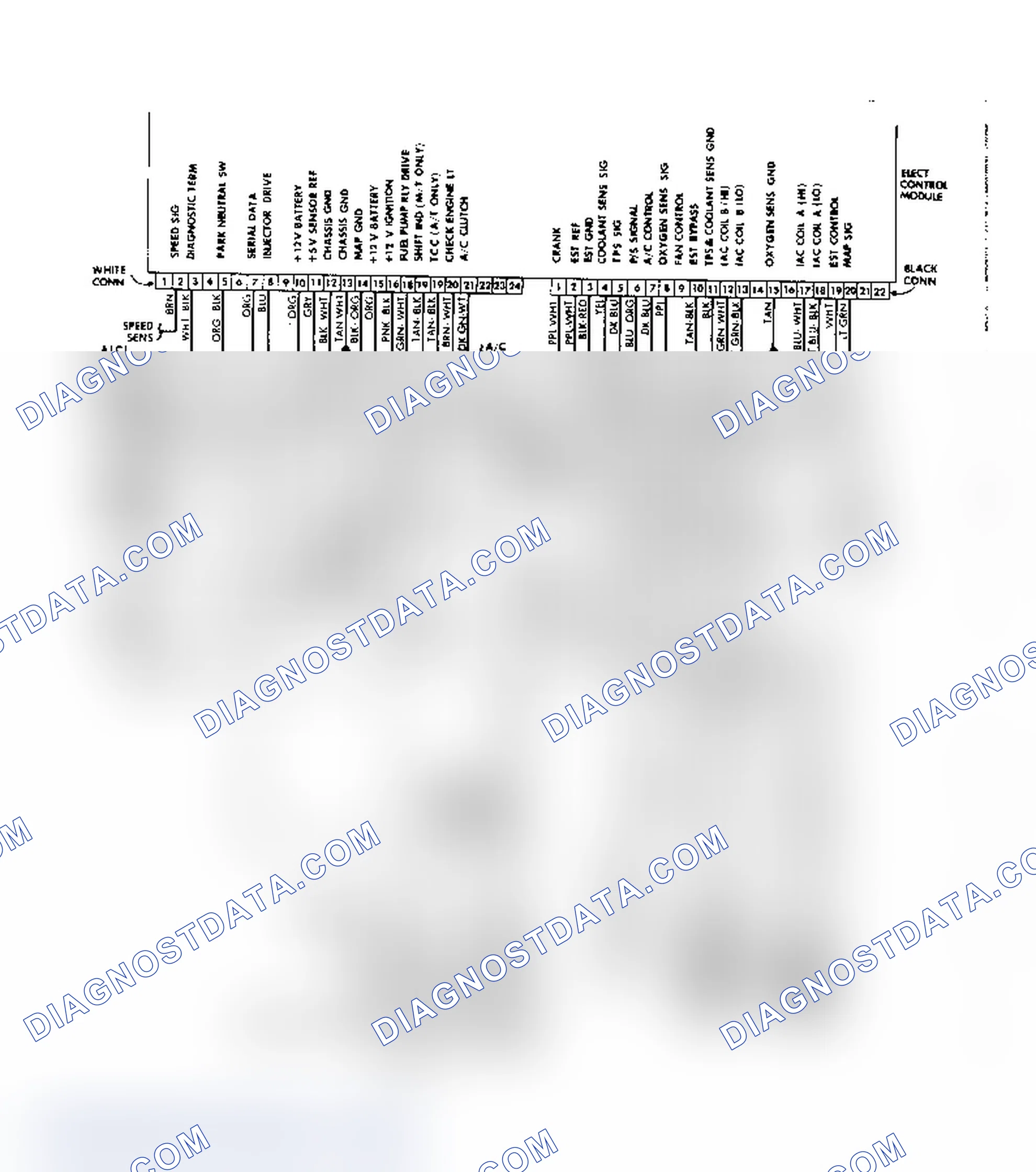 Scheme 15: 2.0L Throttle Body Fuel Injection Wiring Diagram