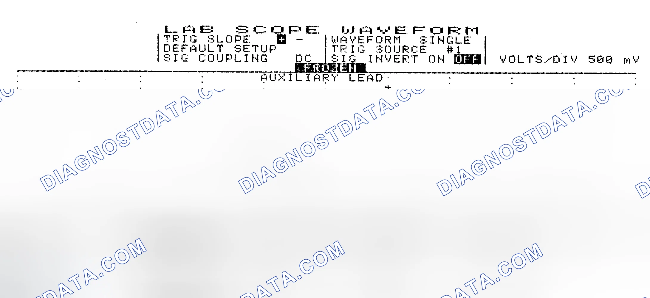 Scheme 10: Single Injector w/Excessive Current Flow - Current Pattern