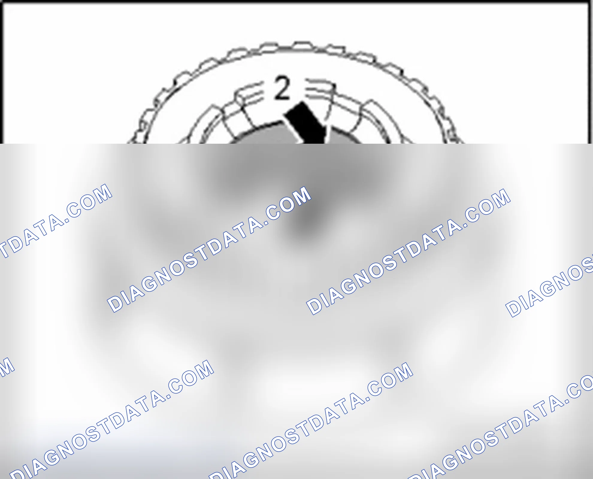 Scheme 1218: Checking needle bearing and metal sleeve in cylinder "F" for wear