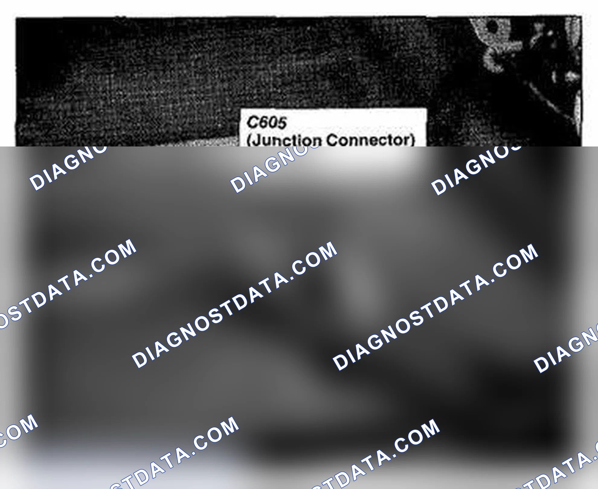 Scheme 605: Under Right Rear Seat Component Location (Photo 200)