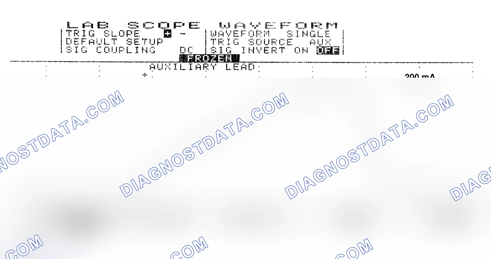 Scheme 13: Single Injector w/Normal Current Flow - Current Pattern