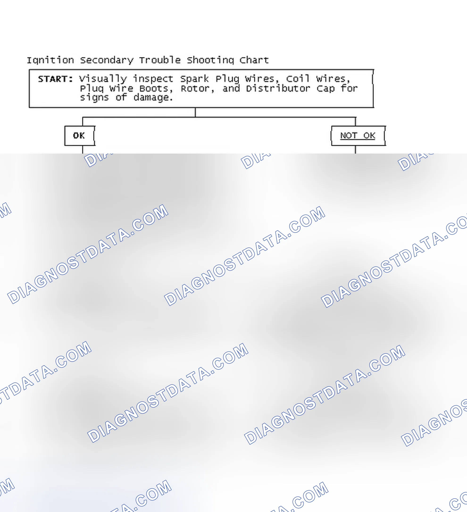 Scheme 1: Ignition Secondary Trouble Shooting Chart