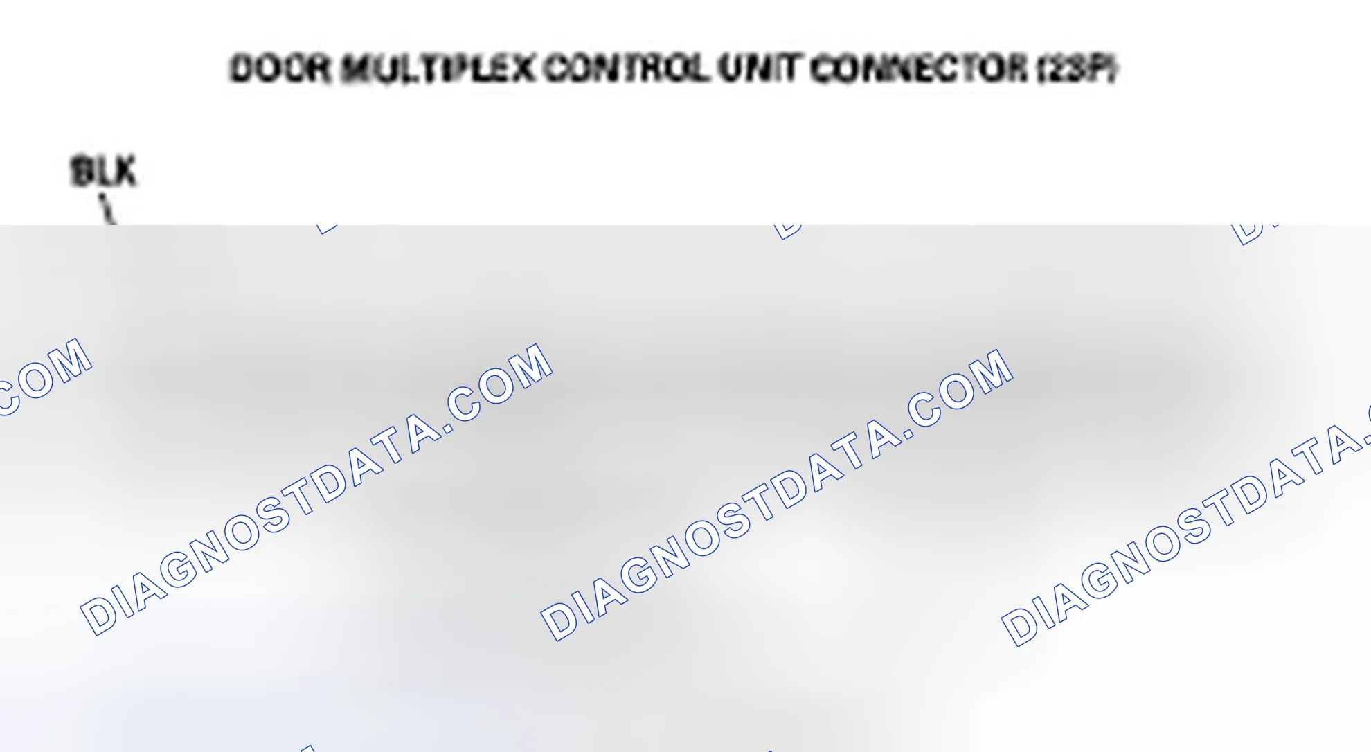 Scheme 7: Door Multiplex Control Unit Input Test