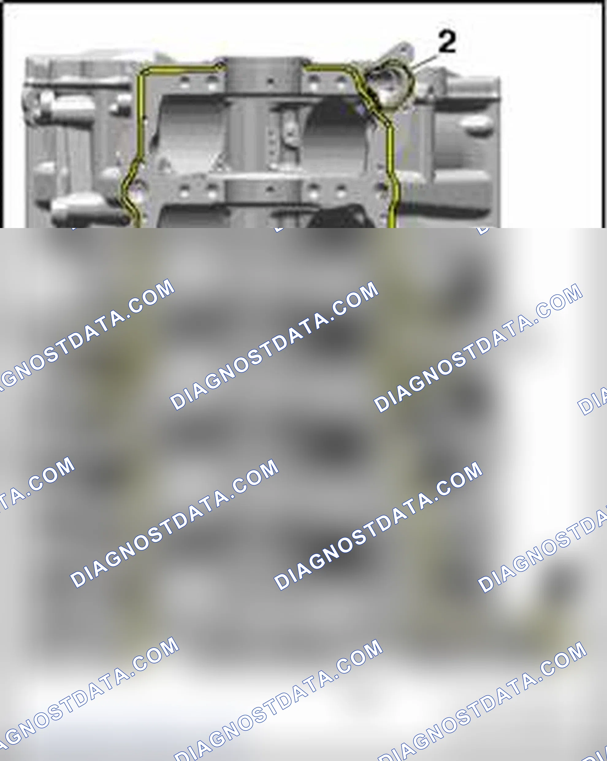 Scheme 199: Guide frame sealant application on cylinder block
