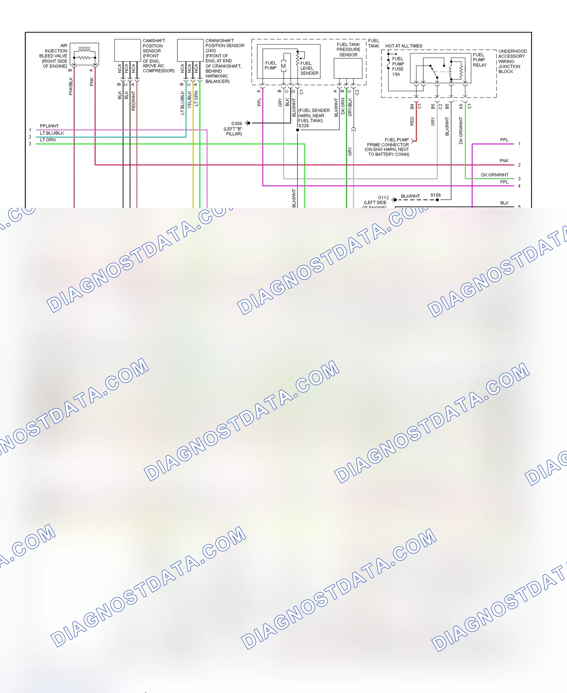 Scheme 138: PCM Wiring Diagram (Montana, Silhouette & Venture - 3.4L - 2 Of 4)