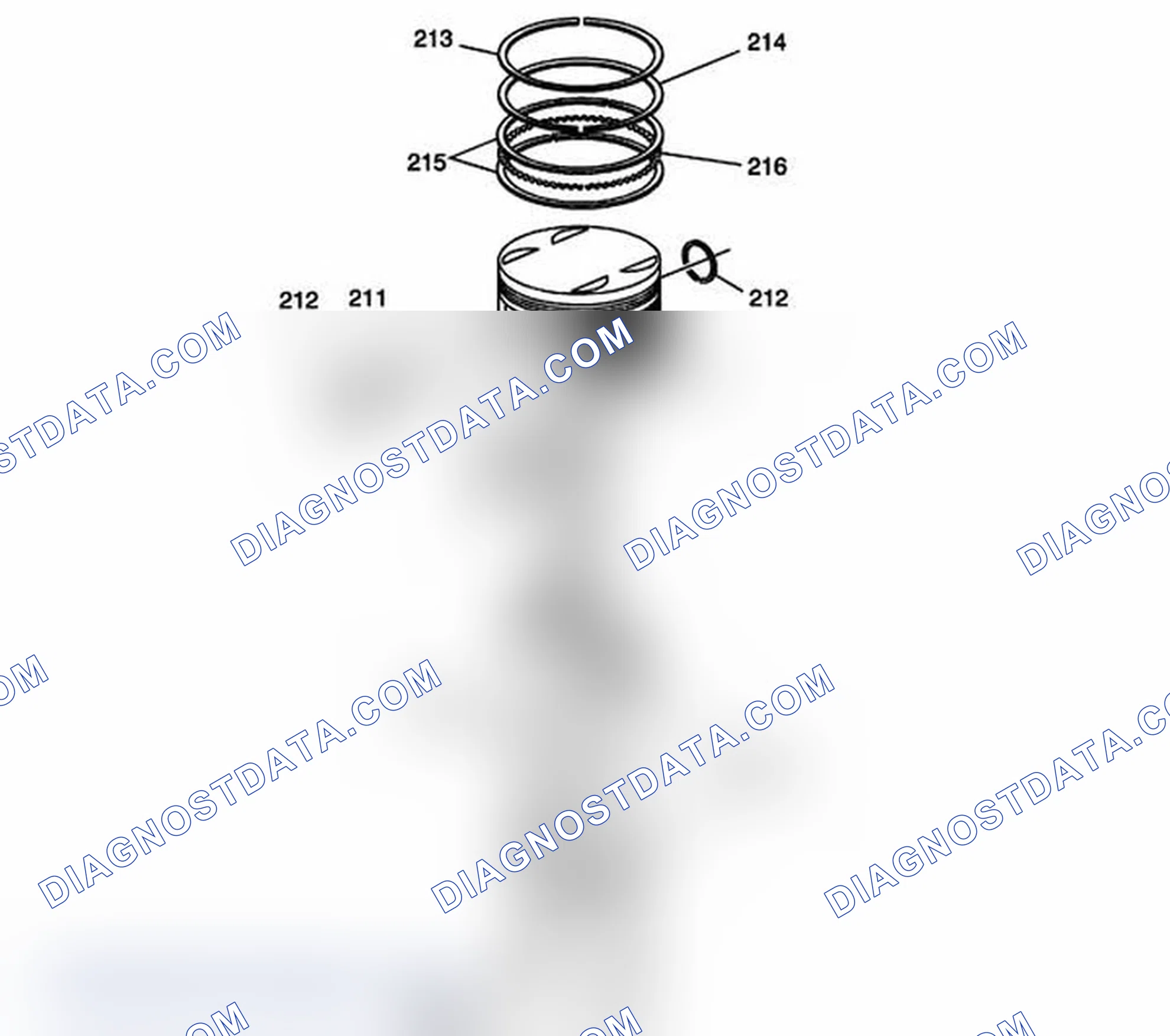 Scheme 82: Piston, Rings, Bearing and Connecting Rod