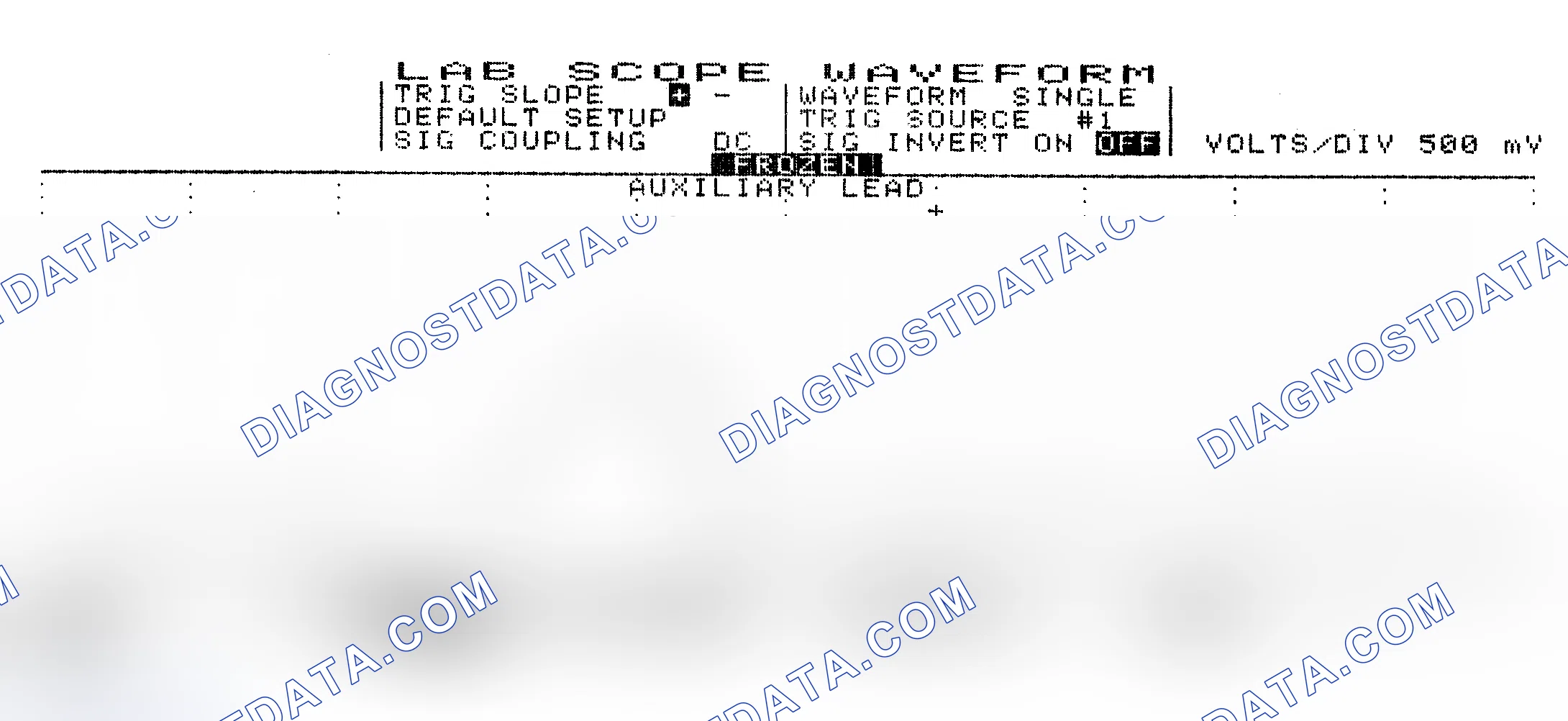 Scheme 10: Single Injector w/Excessive Current Flow - Current Pattern