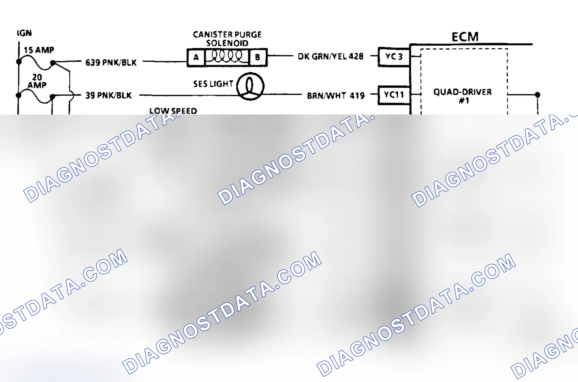 Scheme 58: Code 26: Quad-Driver Ckt Diag (3.8L)