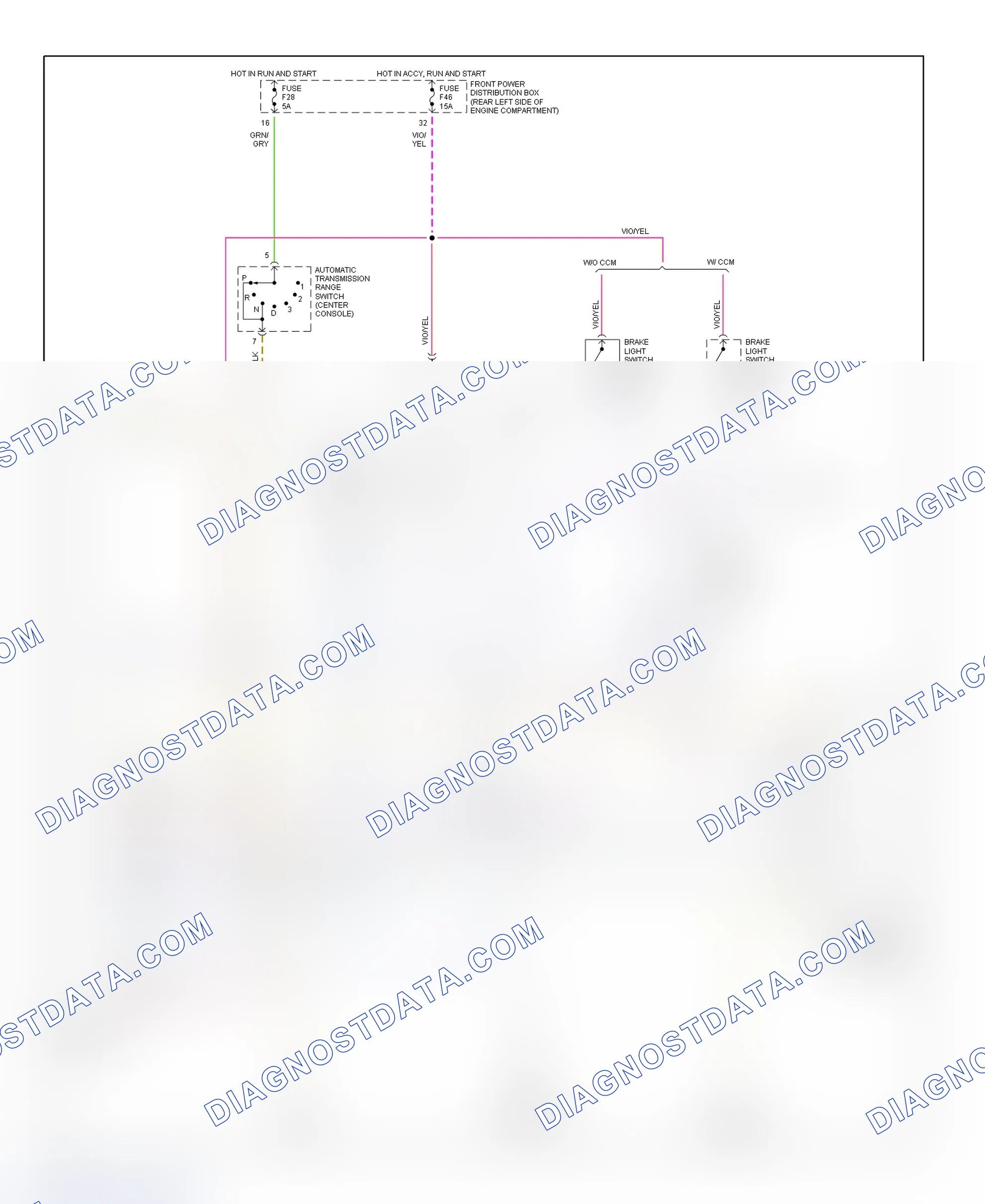 Fig. 1: Cruise Control System Wiring Diagram