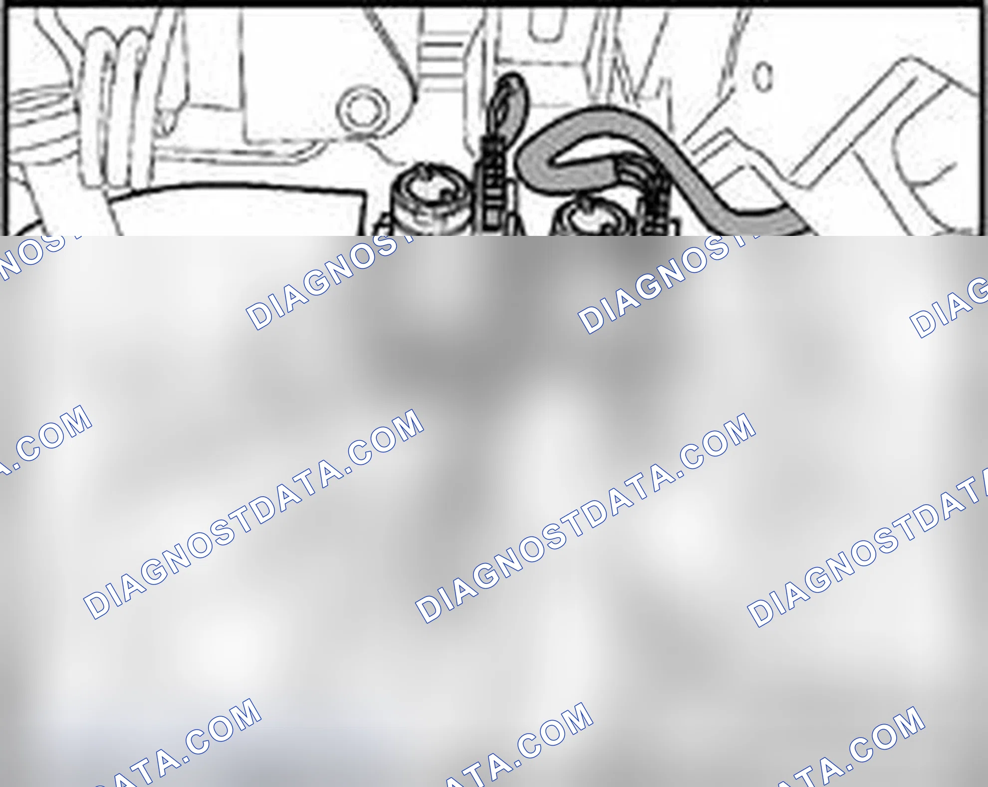 Scheme 493: Location Brake light switch -F- and Brake pedal switch (cruise control/diesel direct fuel injection