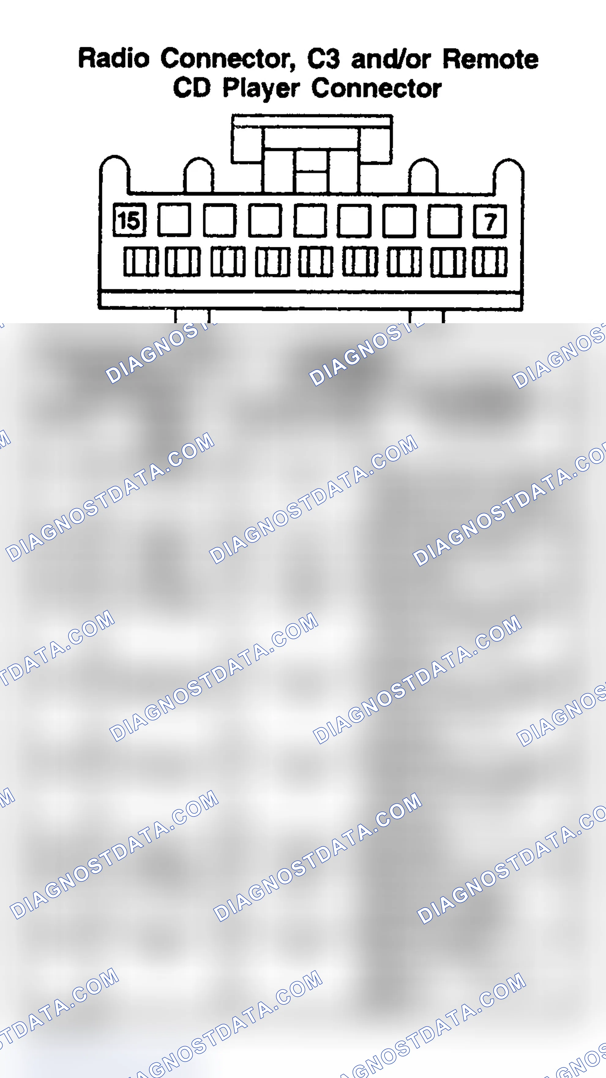 Scheme 231: RADIO (C3) &/OR REMOTE CD PLAYER