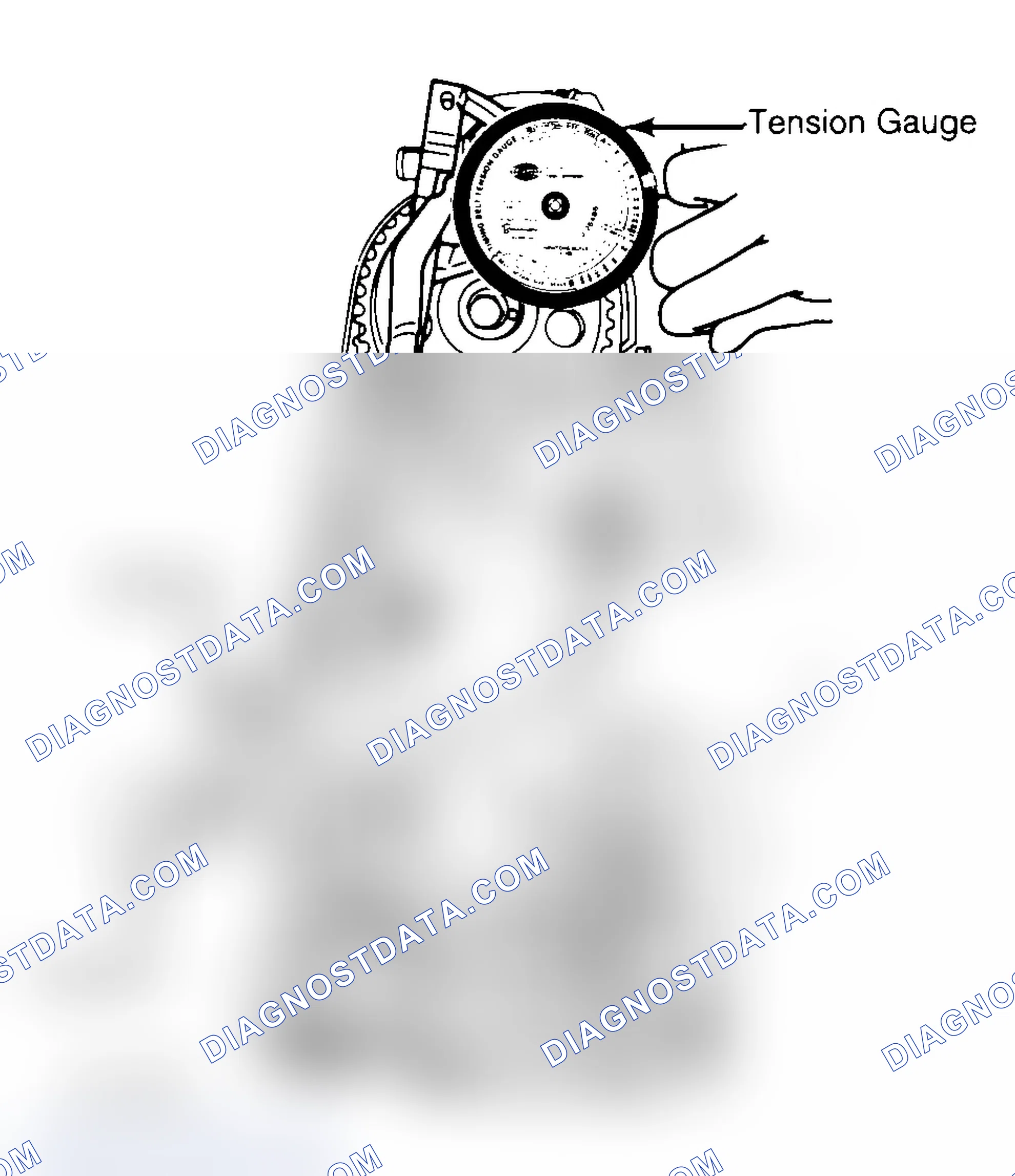 Scheme 28: Adjusting Typical Timing Belt Tension