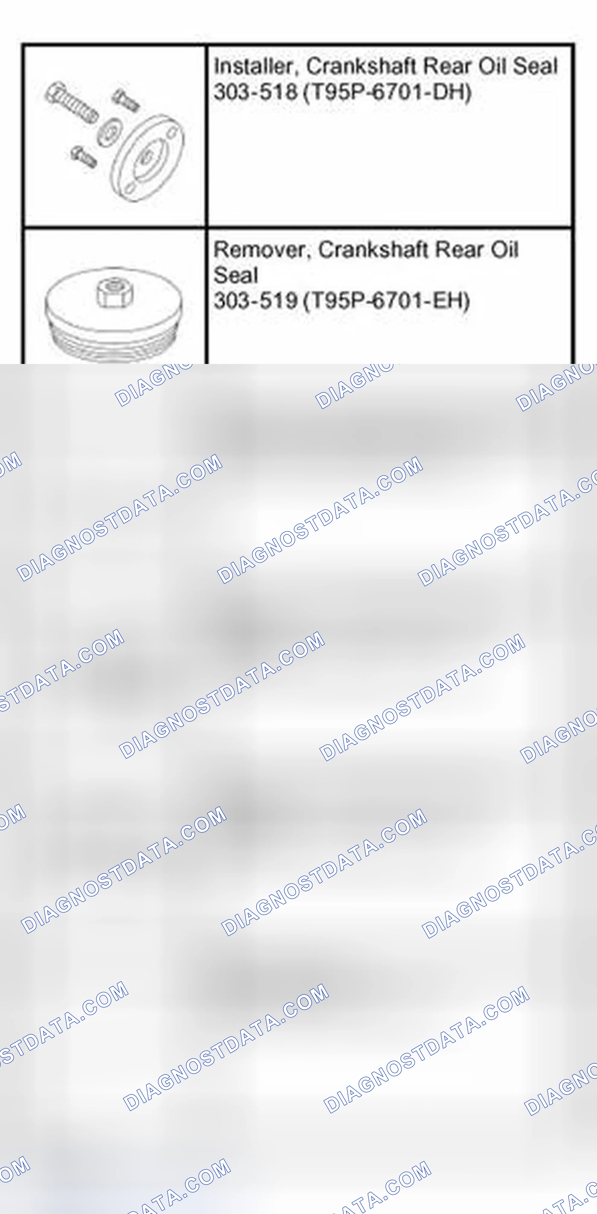 Scheme 1187: Crankshaft Rear Seal