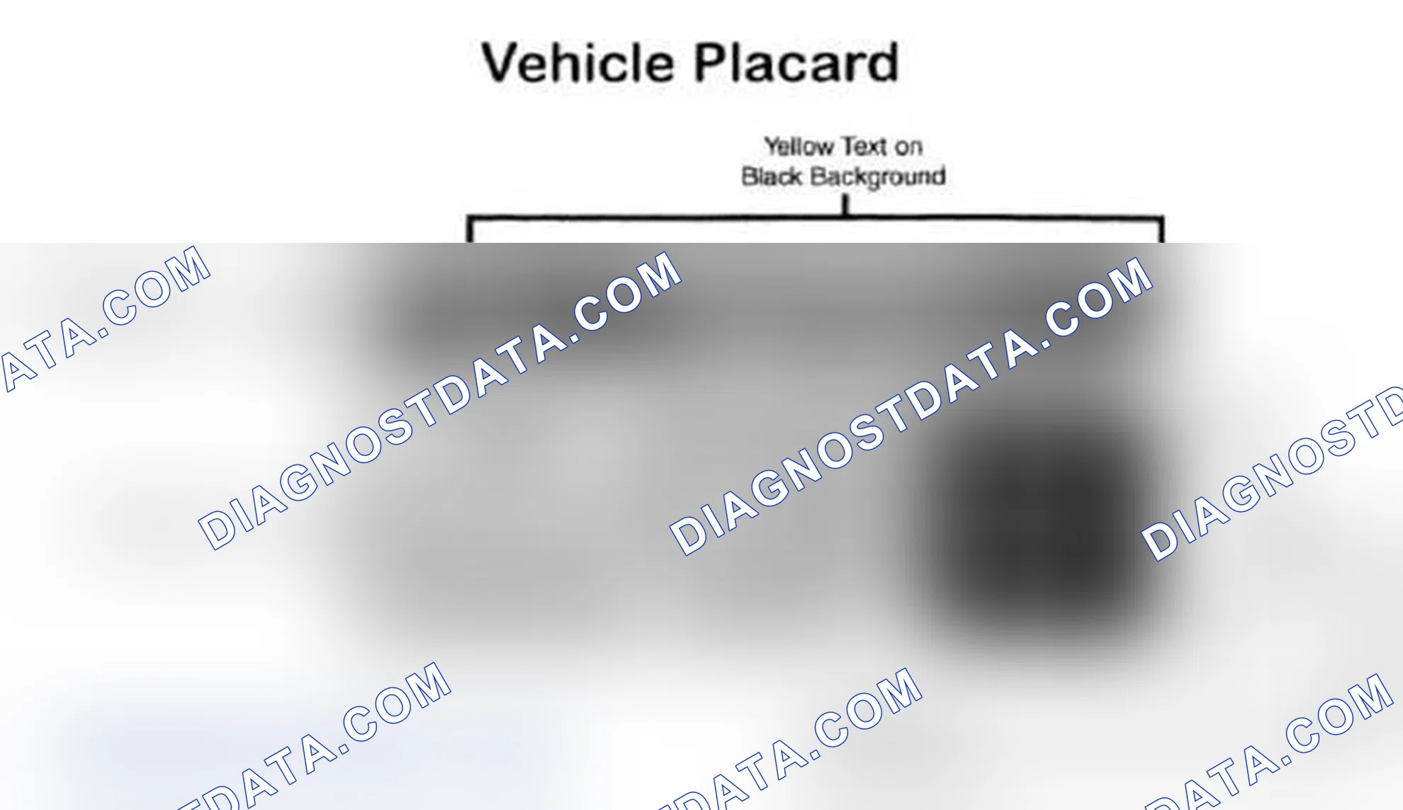 Scheme 28: Vehicle Tire Placard - Typical