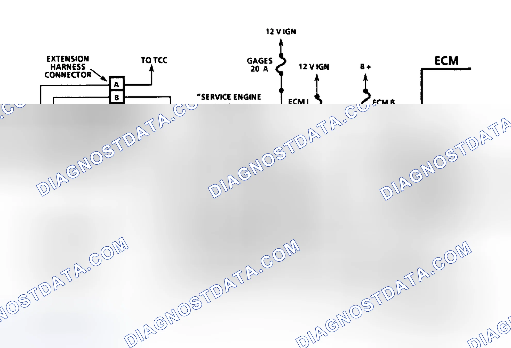 Scheme 6: Diesel Fuel Injection Diagnostic Circuit Schematic (Commercial Van & Van)