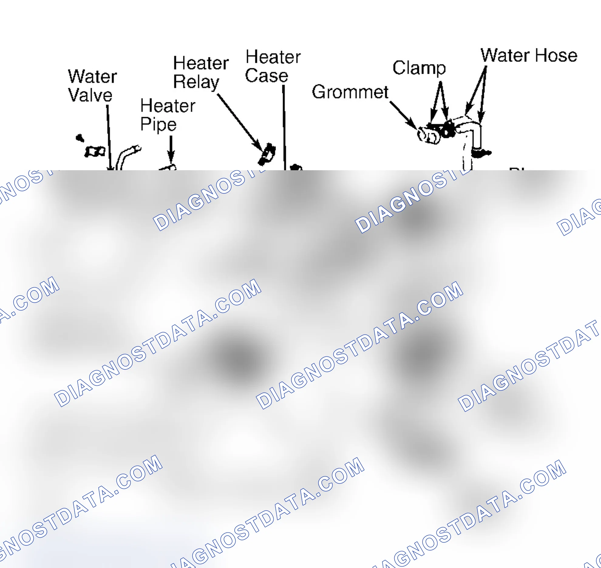 Fig. 5: Exploded View of Front Heater System (Raider)