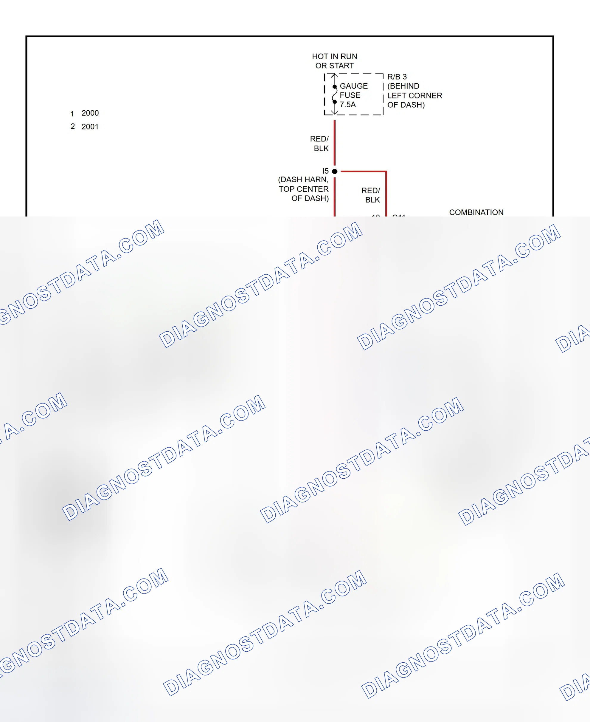 Scheme 10: Charging System Wiring Diagram (MR2)