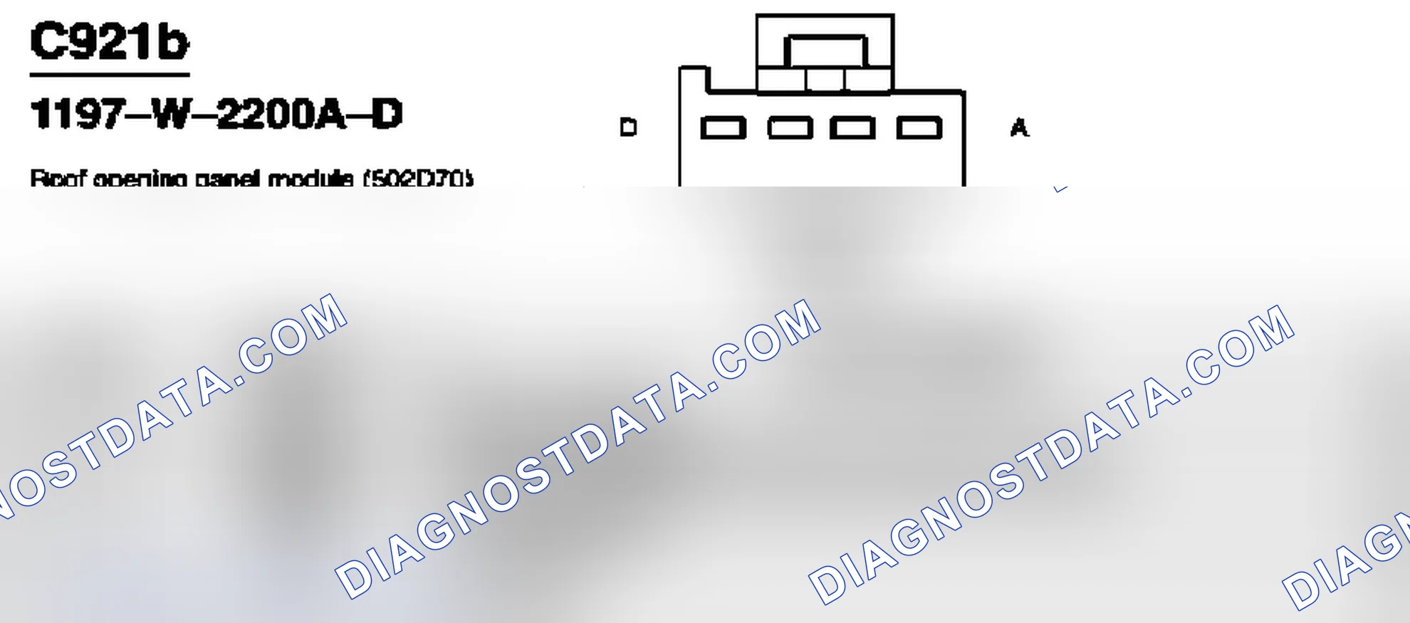 Scheme 222: Identifying Connectors C921b, C930, C932, C954 & C978