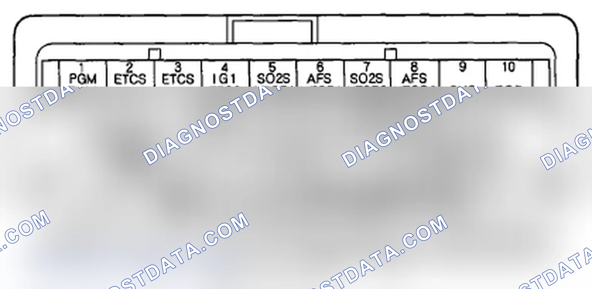 Scheme 288: ECM/PCM Inputs and Outputs at ECM/PCM Connector C (o) (49P)