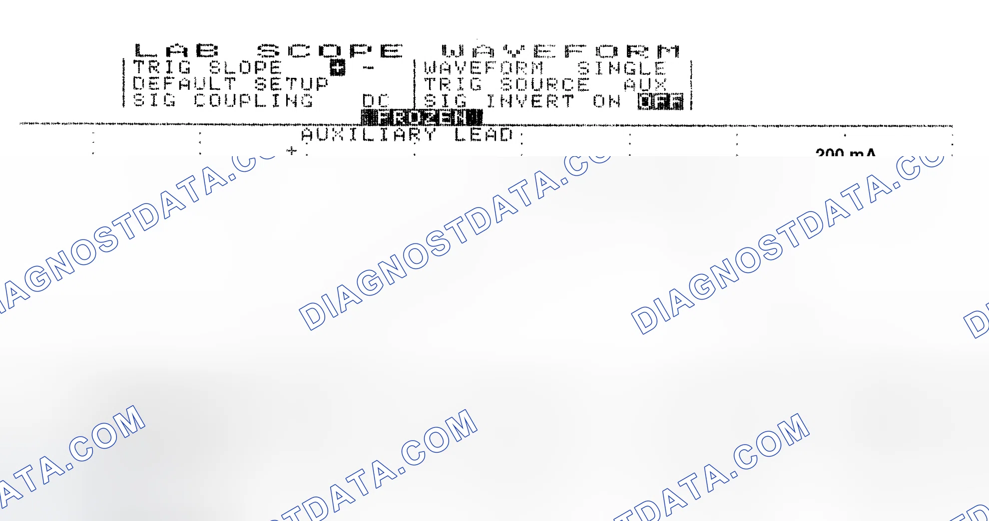 Scheme 13: Single Injector w/Normal Current Flow - Current Pattern