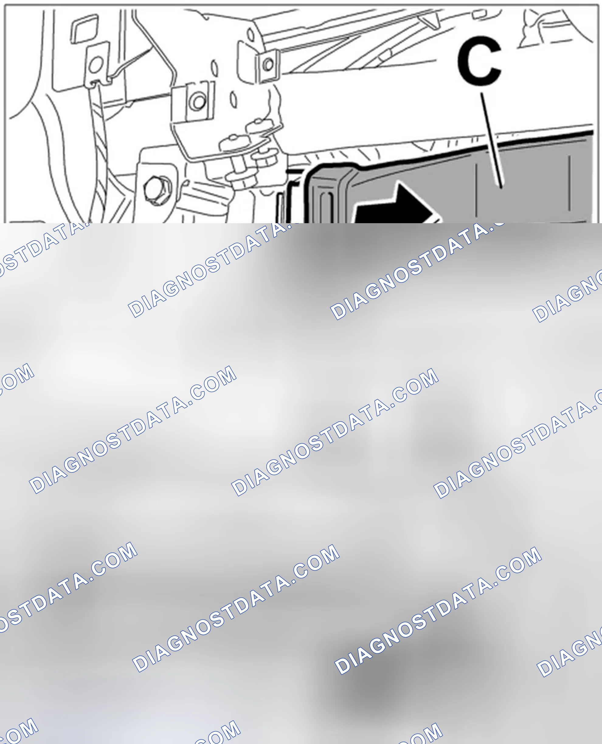 Scheme 57: Removing right air guide