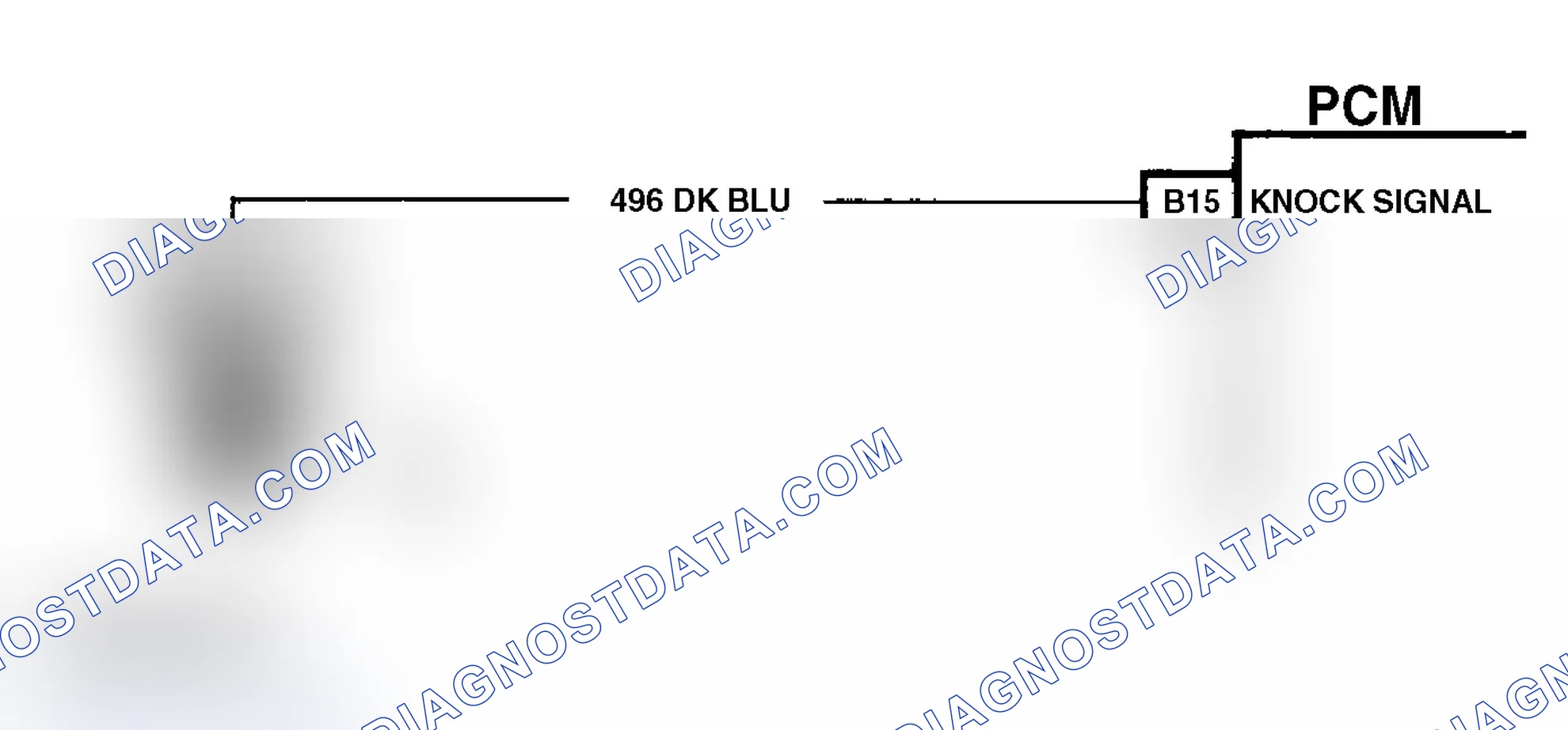 Scheme 95: Code 43 Schematic (4.3L) Knock Sensor Without Spark Module (Dual Sensors)